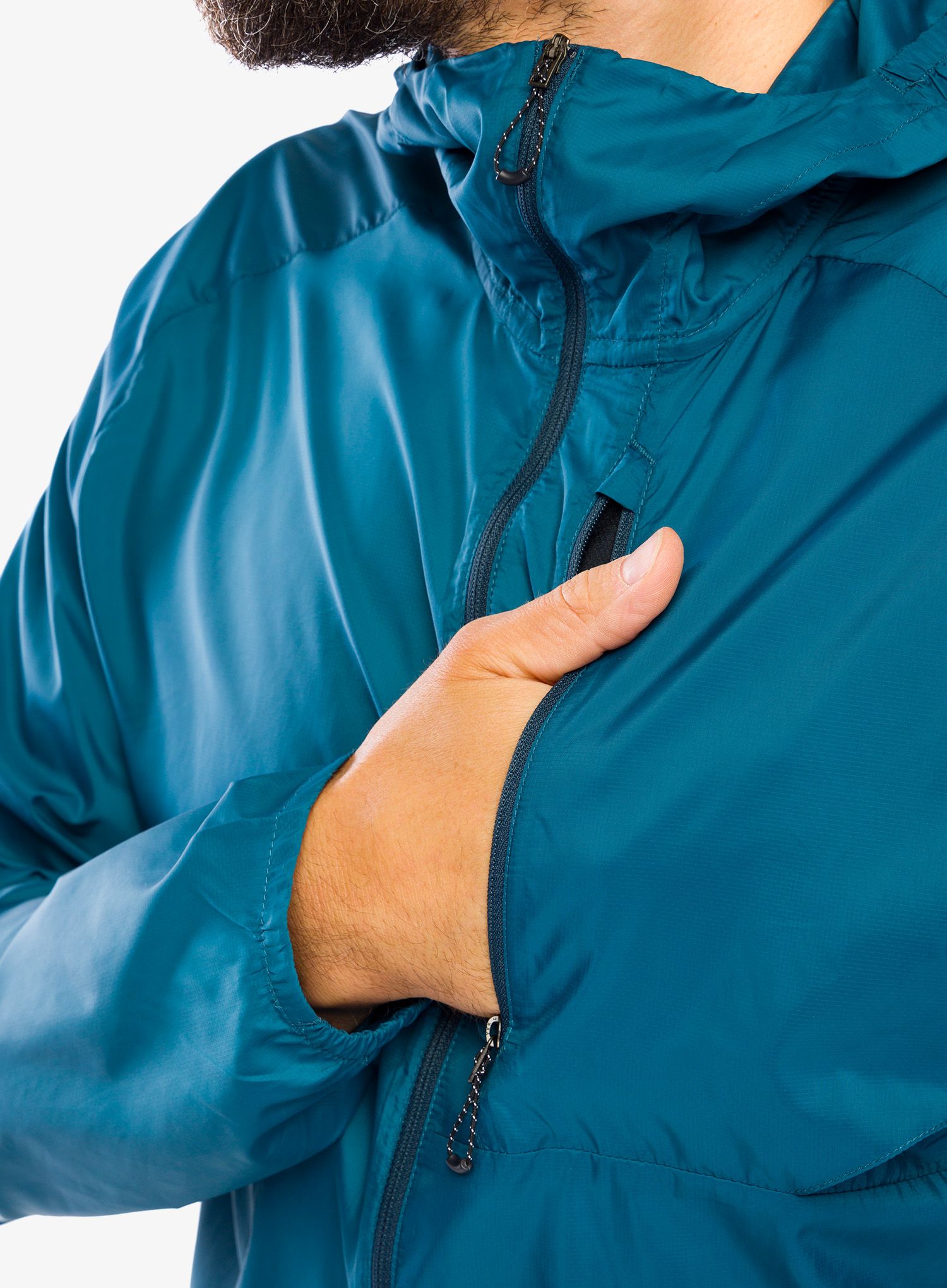Bunda na běhání Salomon Bonatti Cross FZ Hoodie - deep dive