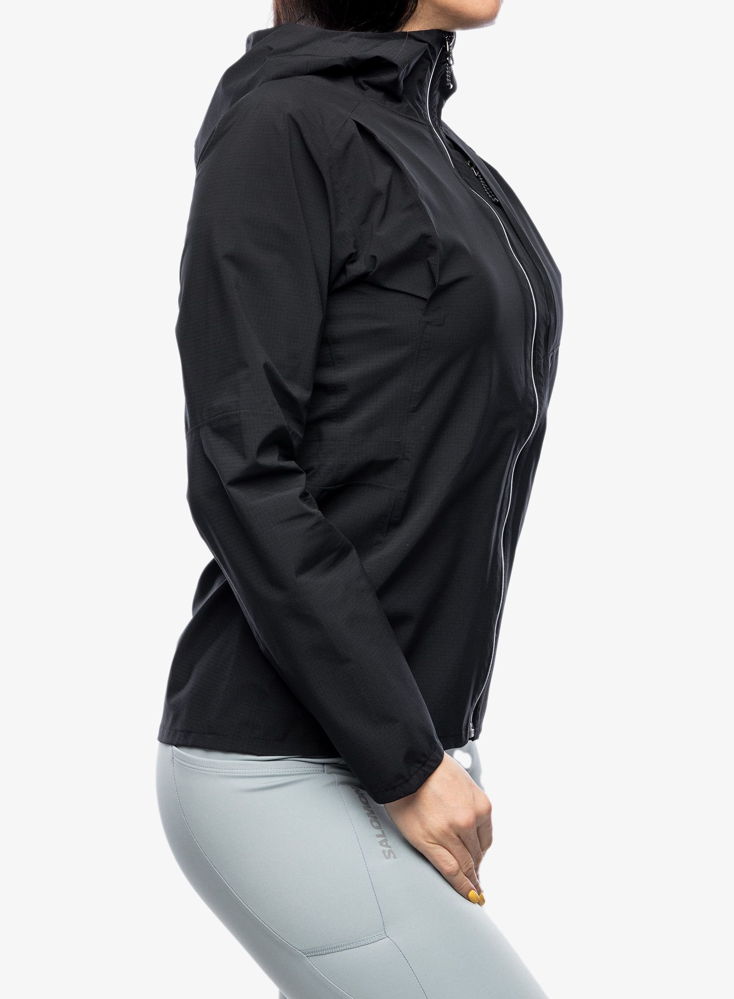 Bunda na běhání dámská Salomon Bonatti Trail Jacket - deep black