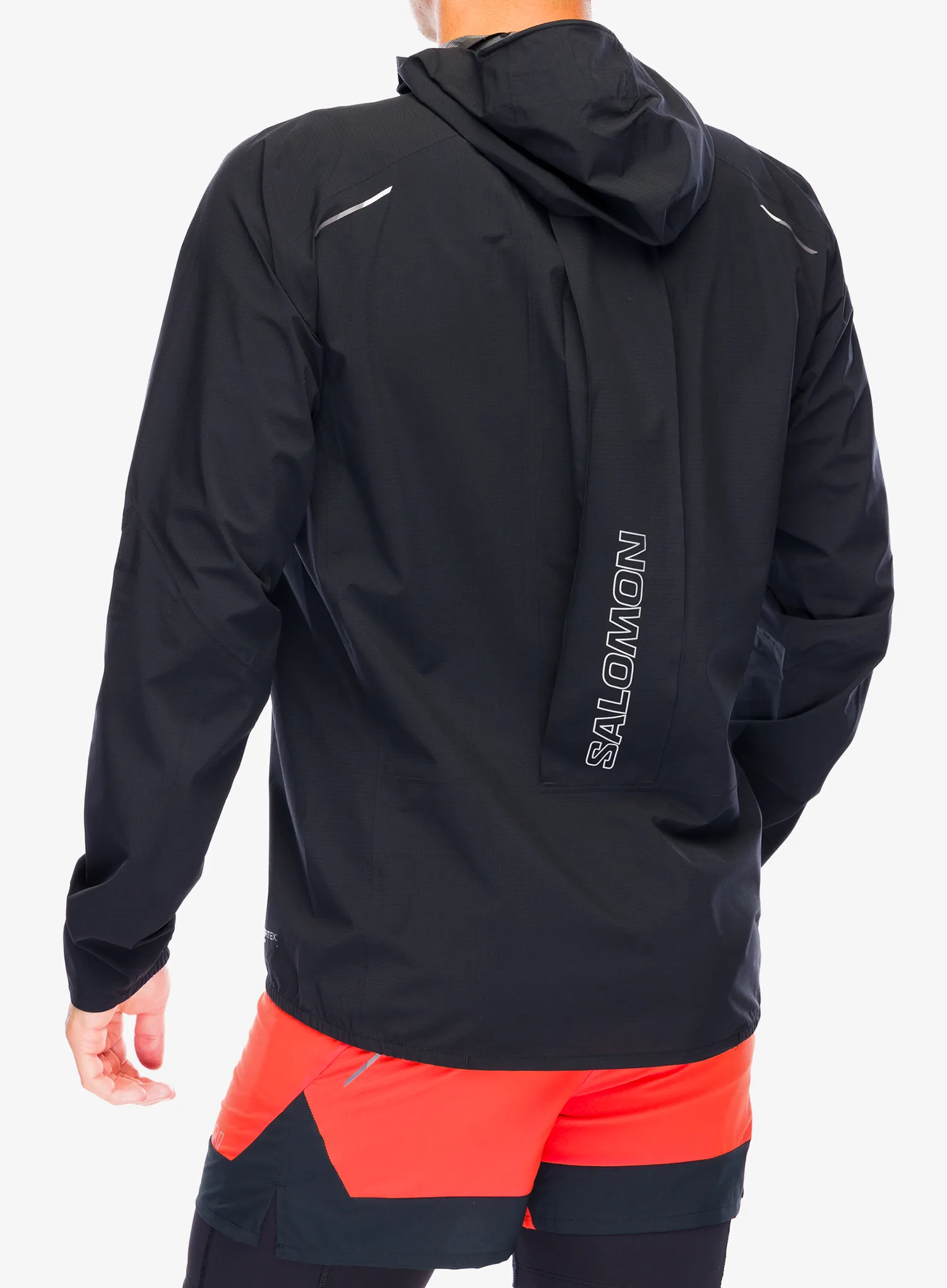 Bunda na běhání Salomon Bonatti Trail Jacket - deep black