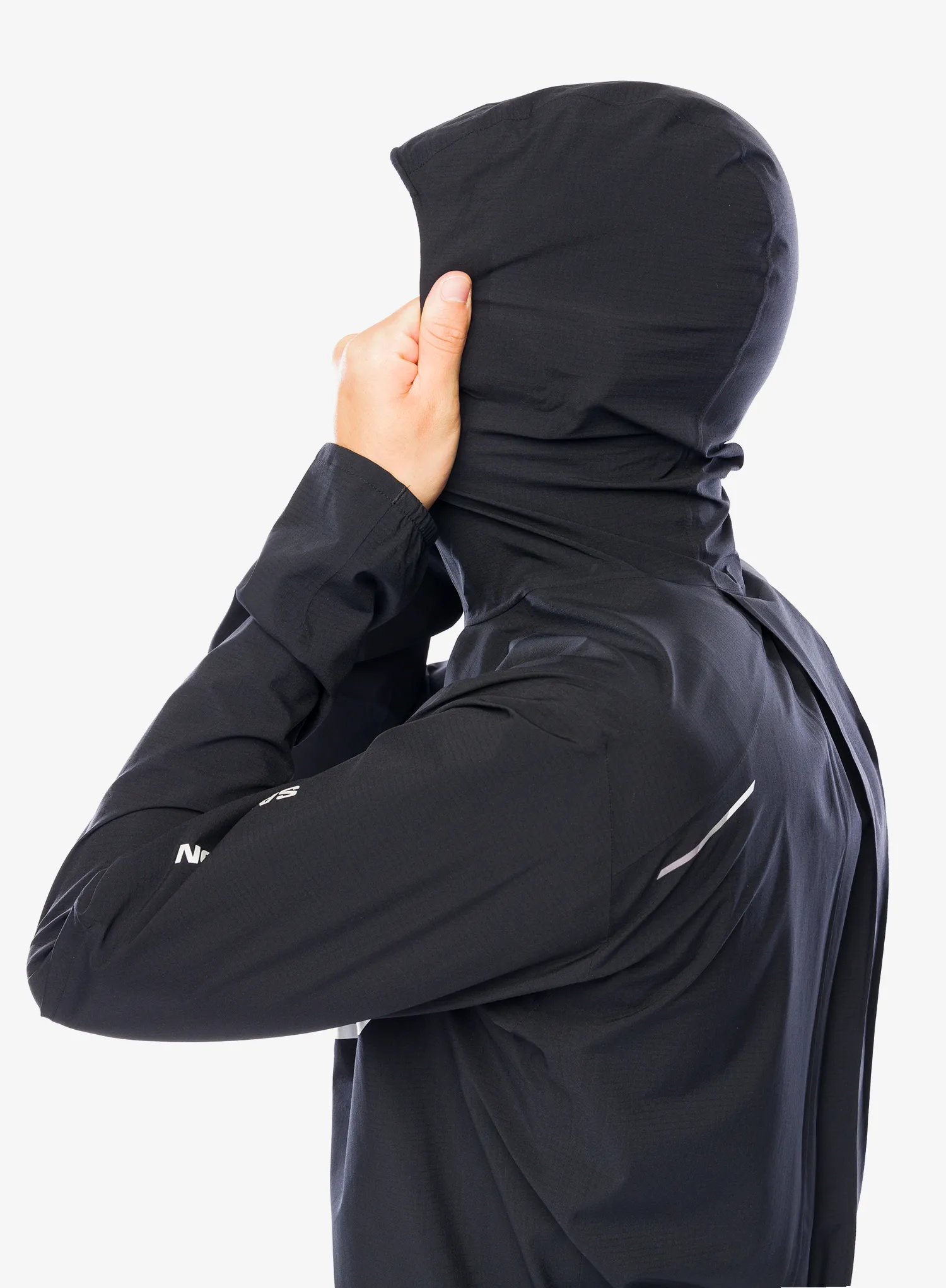 Bunda na běhání Salomon Bonatti Trail Jacket - deep black