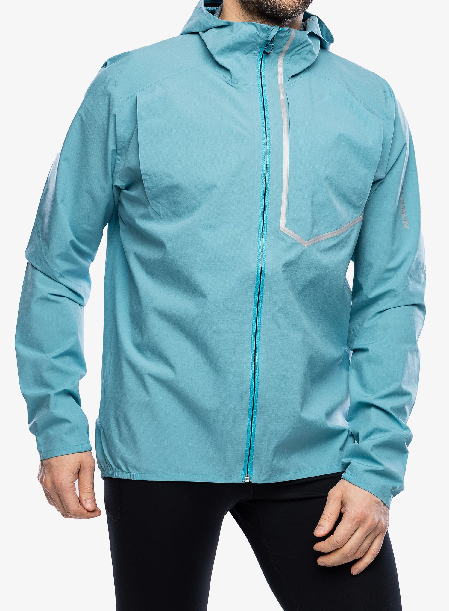 Bunda na běhání Salomon Bonatti Trail Jacket - peacock blue