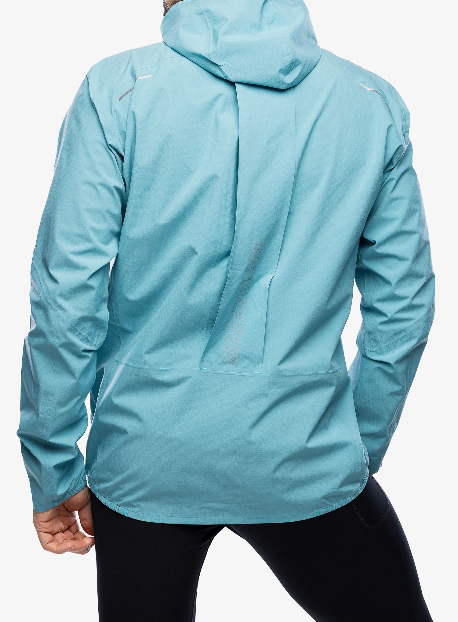 Bunda na běhání Salomon Bonatti Trail Jacket - peacock blue