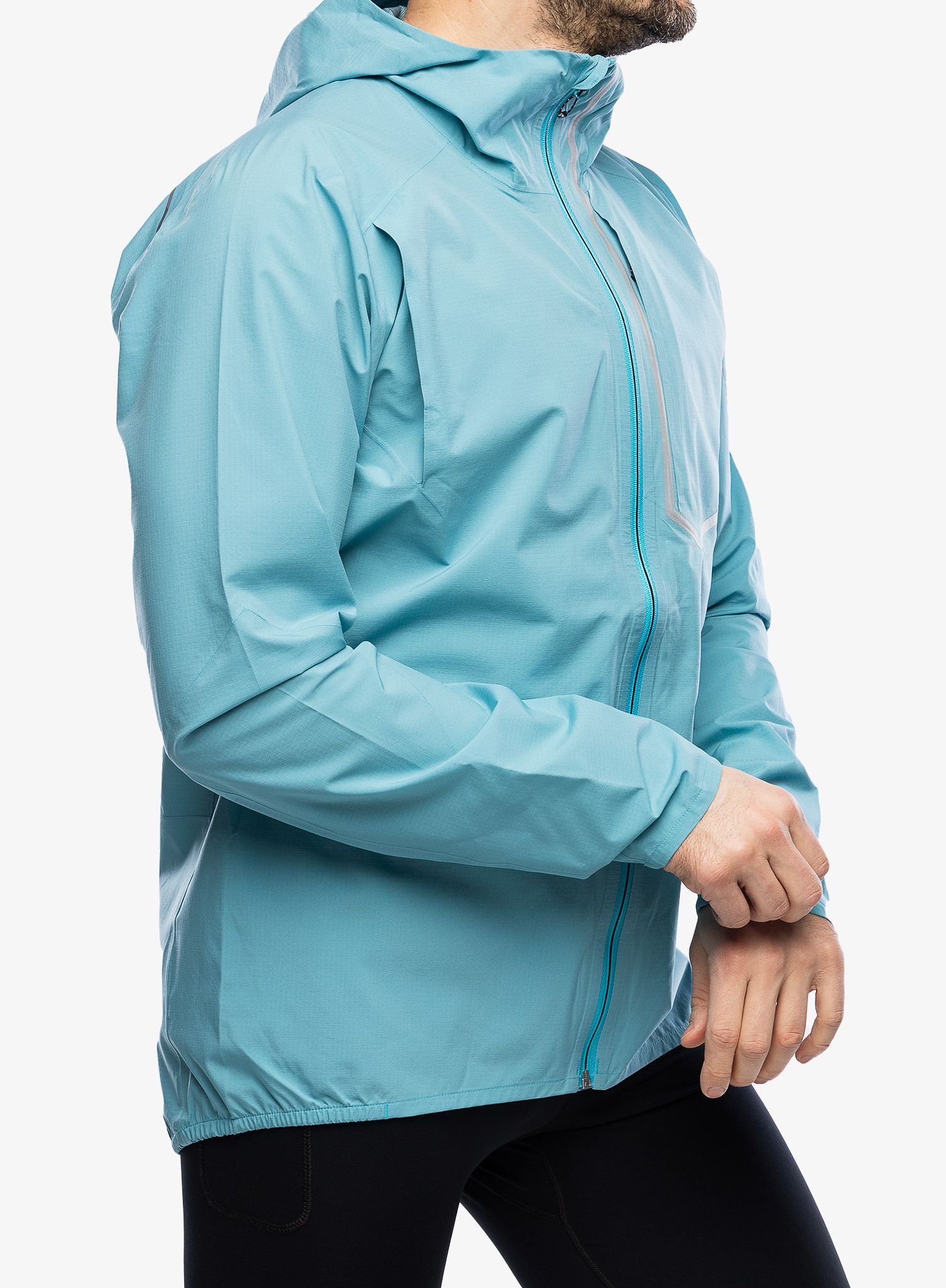 Bunda na běhání Salomon Bonatti Trail Jacket - peacock blue
