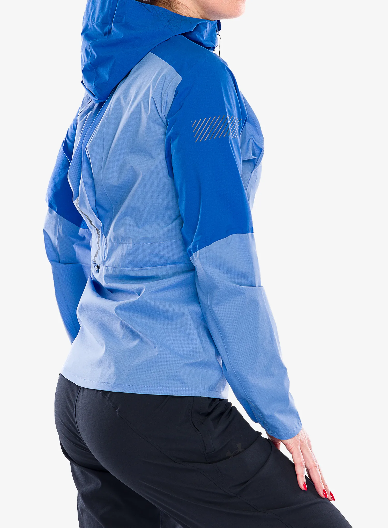 Dámská běžecká bunda Salomon Bonatti Trail Jacket - prov./n. blue