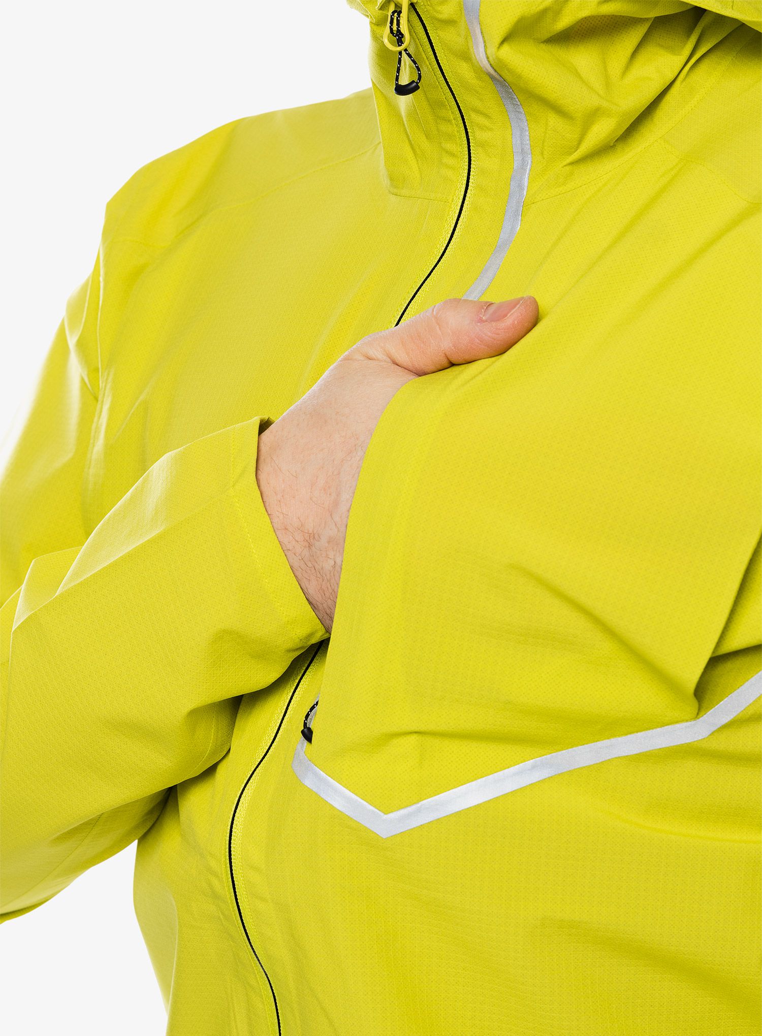 Bunda na běhání Salomon Bonatti Trail Jacket - sulphur spring