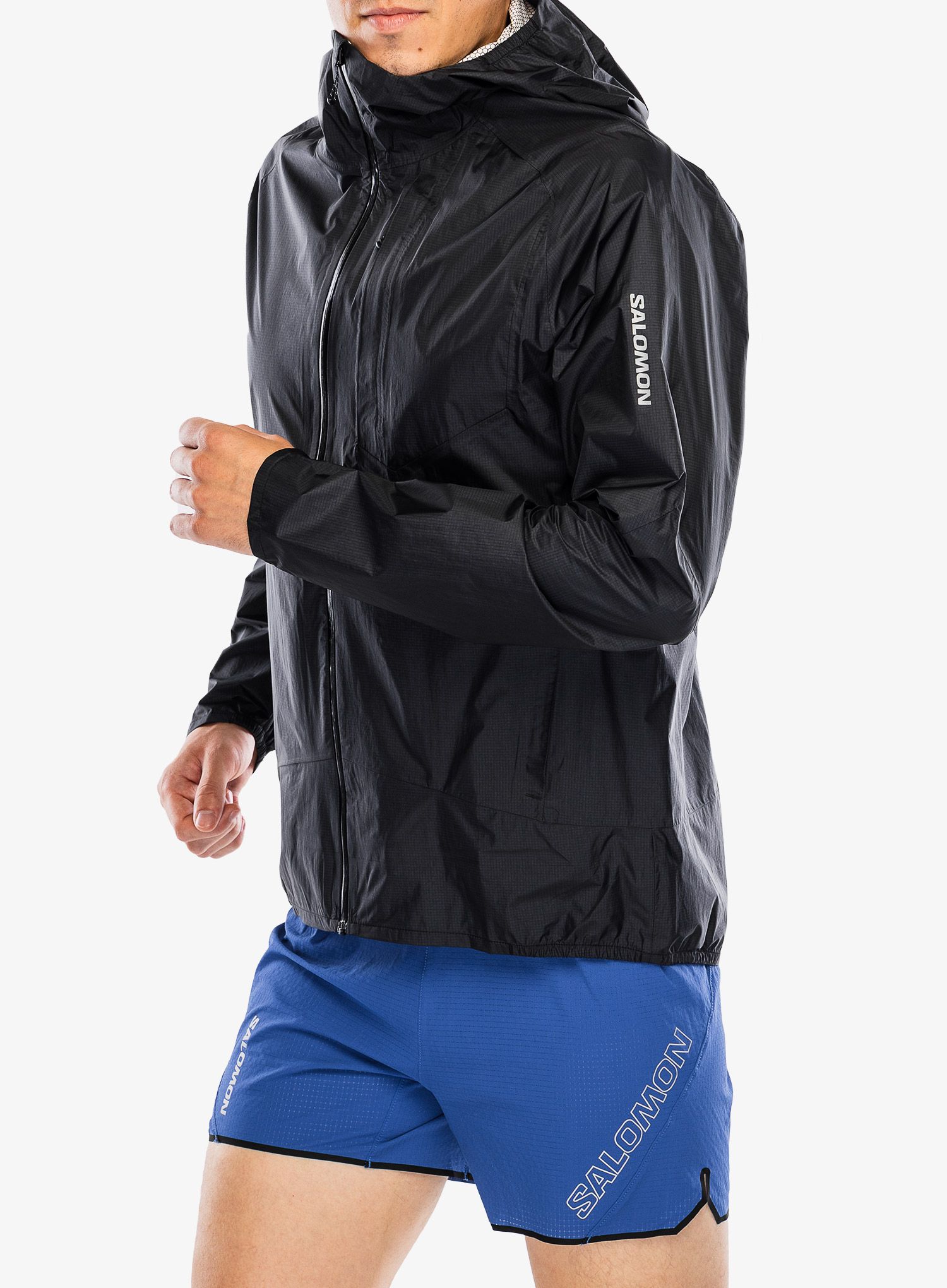Bunda na běhání Salomon Bonatti WP Jacket - deep black