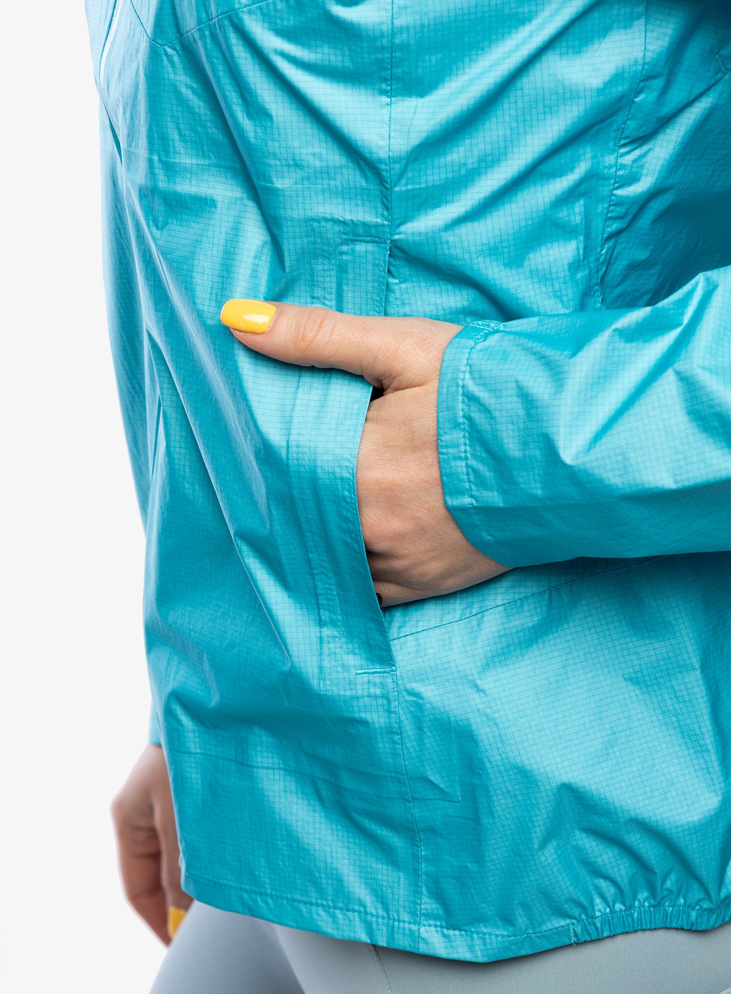 Bunda na běhání dámská Salomon Bonatti WP Jacket - peacock blue