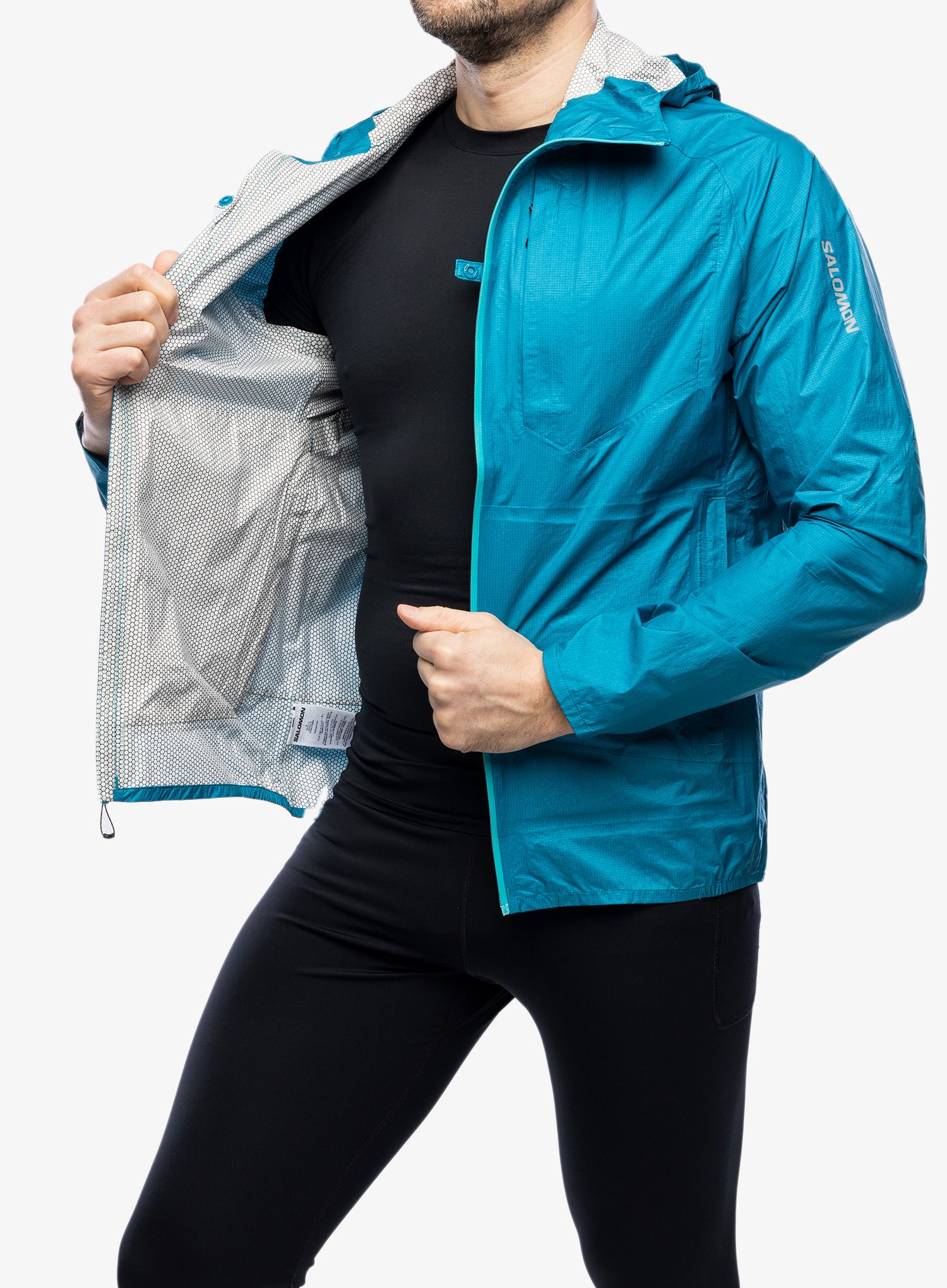 Bunda na běhání Salomon Bonatti WP Jacket - tahitian tide
