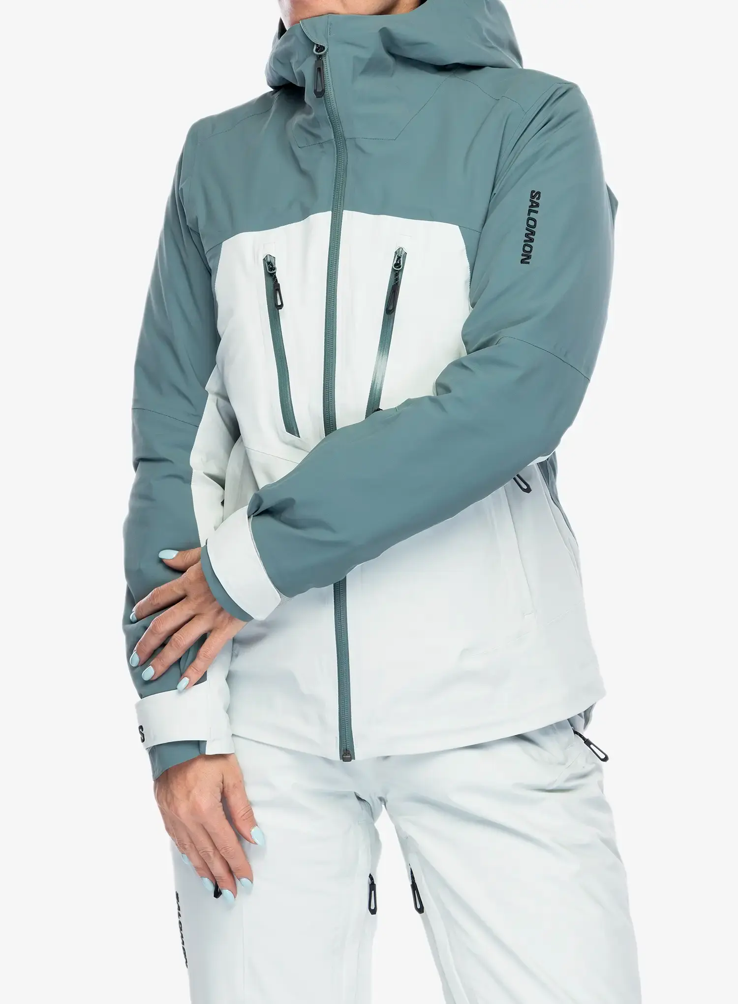 Dámská lyžařská bunda Salomon Brilliant Jacket - blue/north atla
