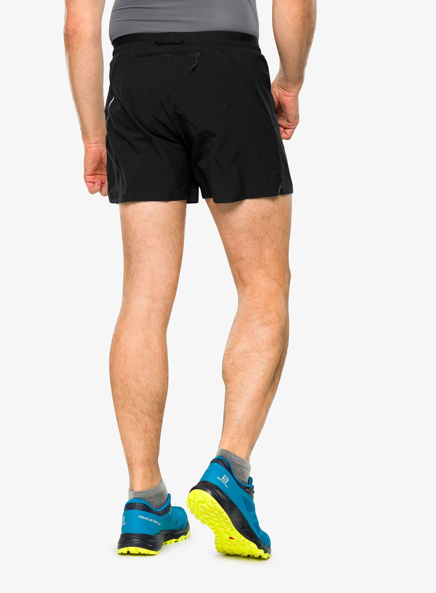 Běžecké kraťasy Salomon Cross 5 Shorts - deep black