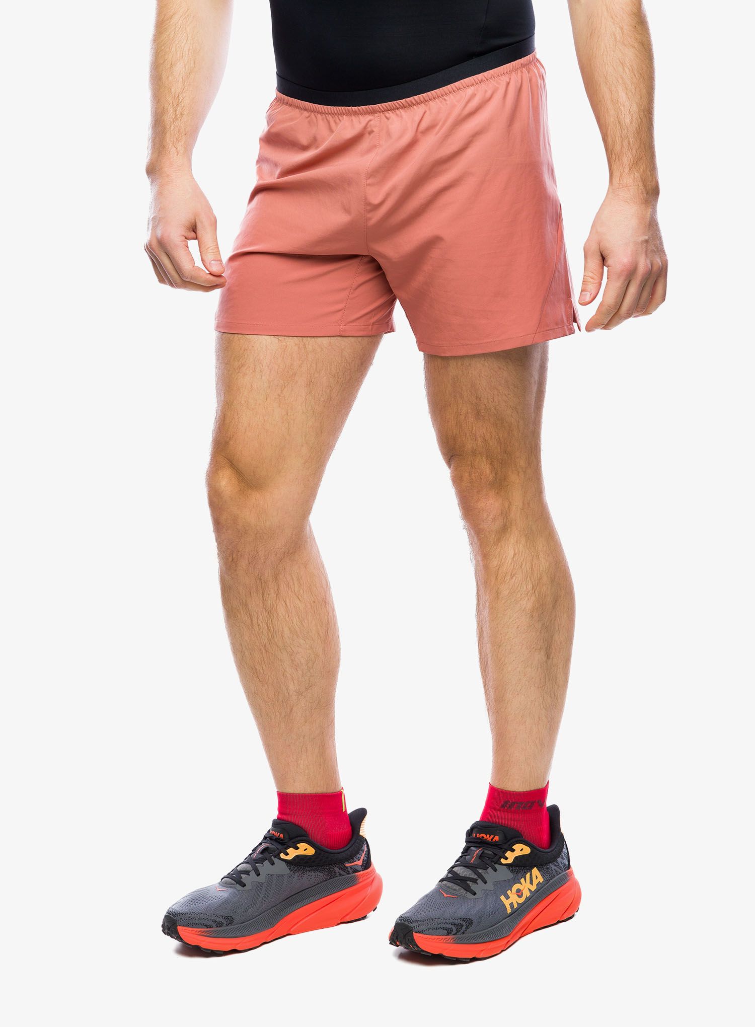 Běžecké kraťasy Salomon Cross 5 Shorts - light mahogany