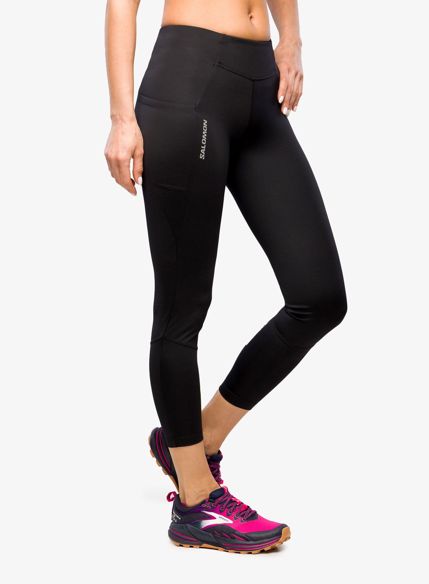 Dámské legíny Salomon Cross Run 25'' Tight - deep black