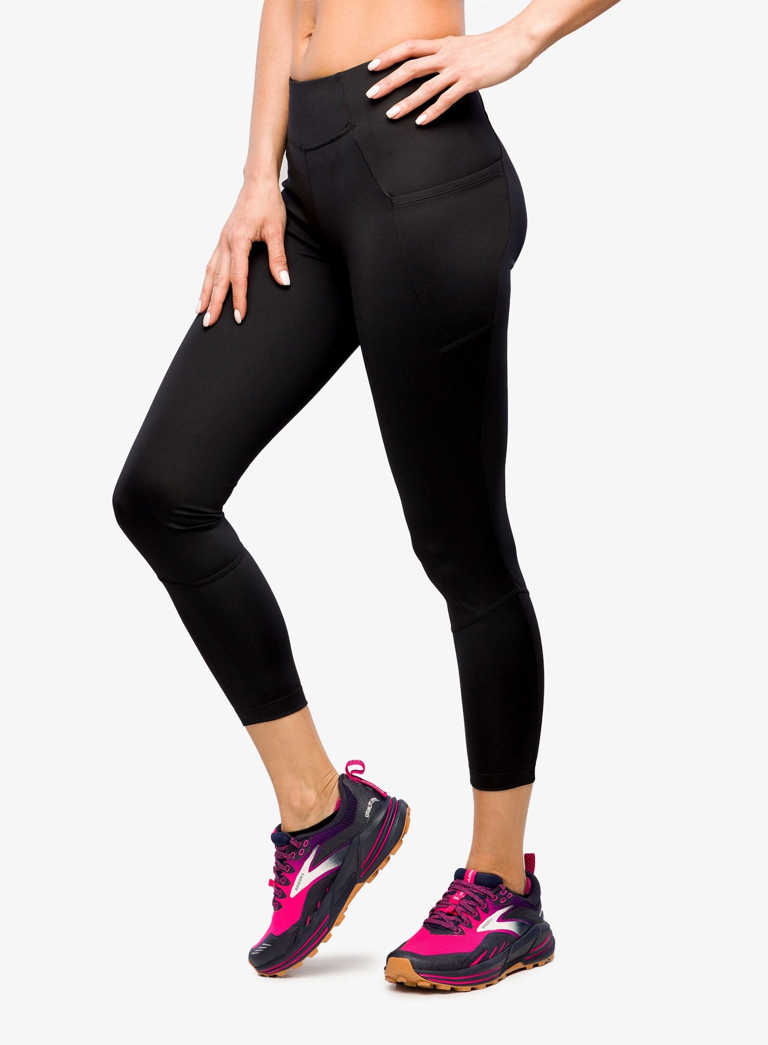 Dámské legíny Salomon Cross Run 25'' Tight - deep black