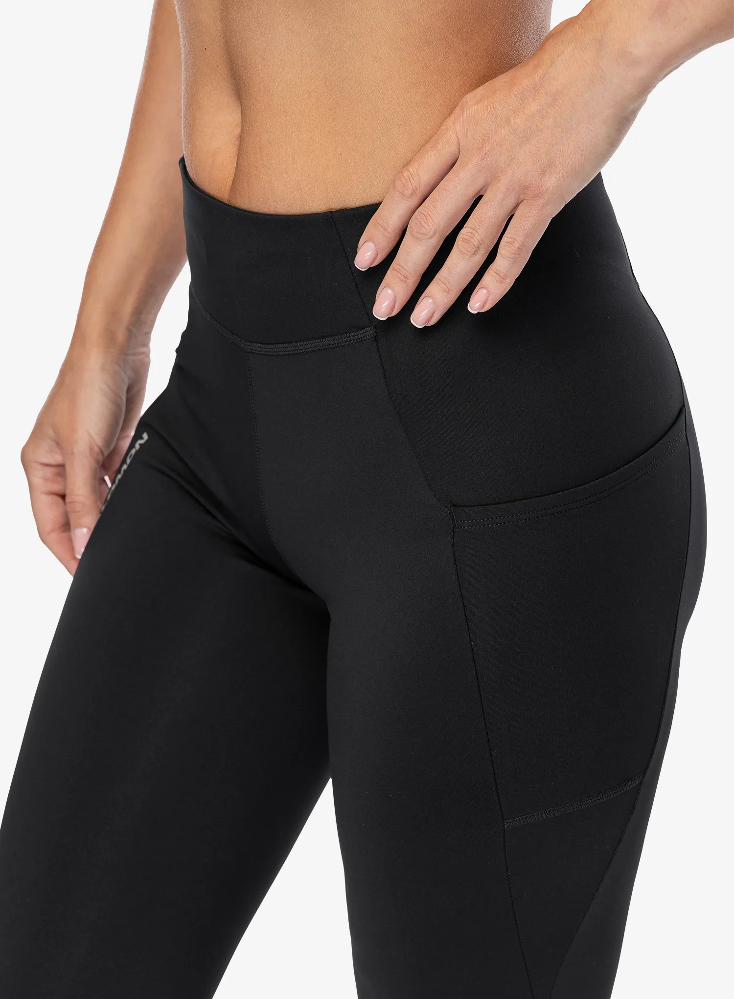 Dámské běžecké legíny Salomon Cross Run 28 Tight - deep black