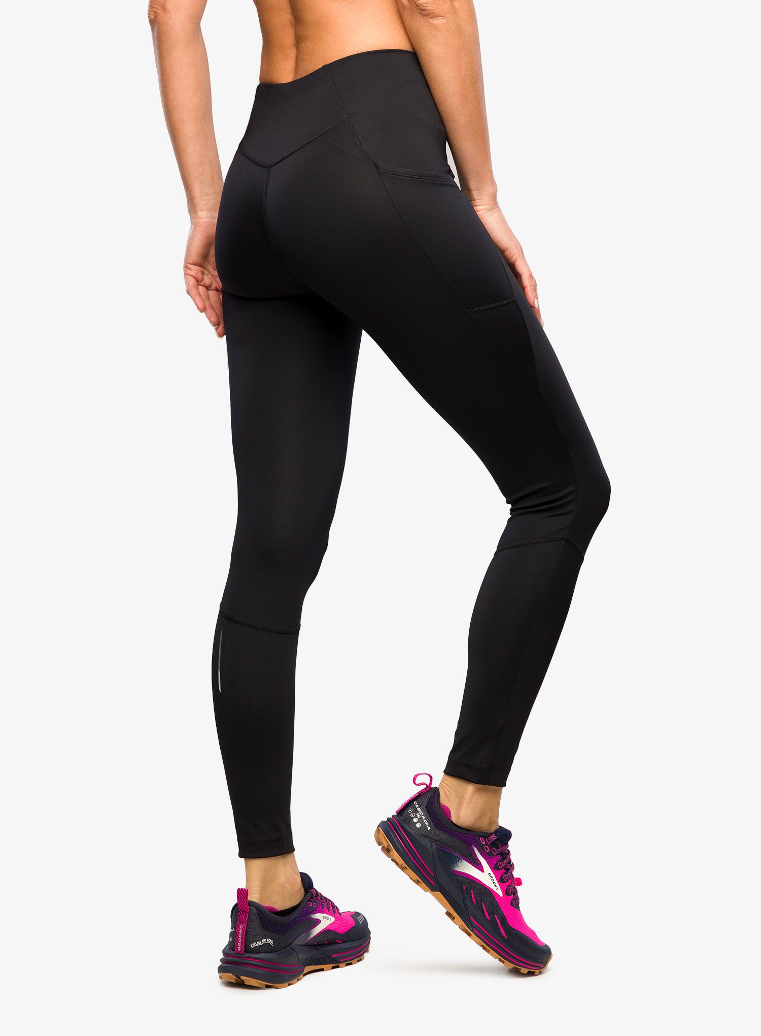Dámské běžecké legíny Salomon Cross Run 28 Tight - deep black
