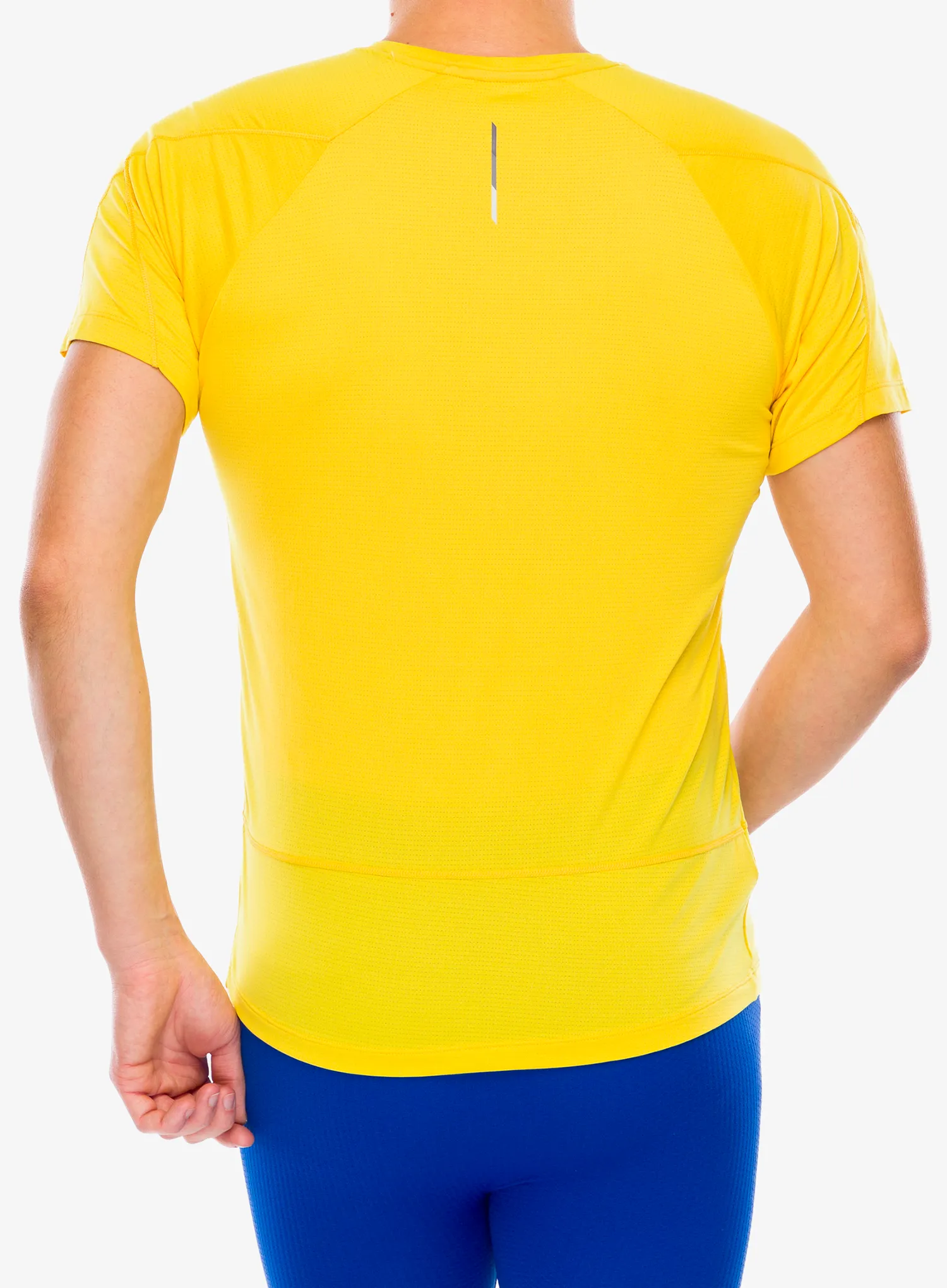 Běžecké tričko Salomon Cross Run SS Tee - lemon