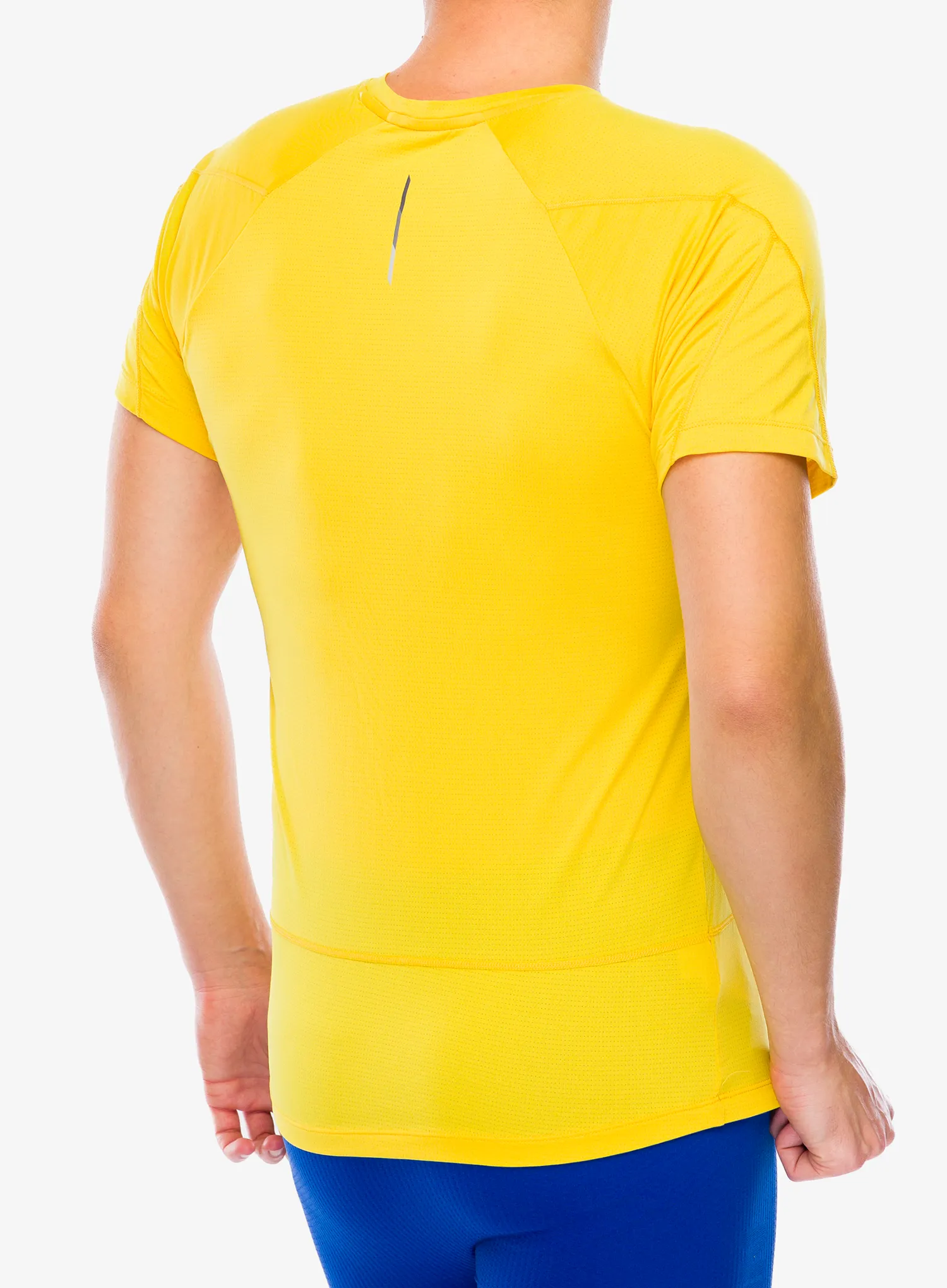 Běžecké tričko Salomon Cross Run SS Tee - lemon