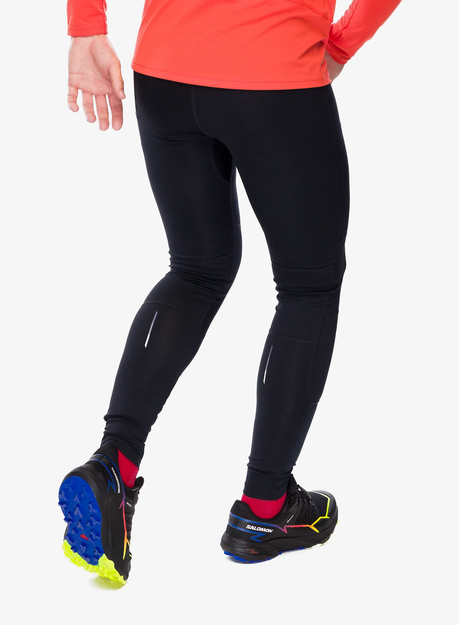 Legíny na běhání Salomon Cross Run Tight - deep black