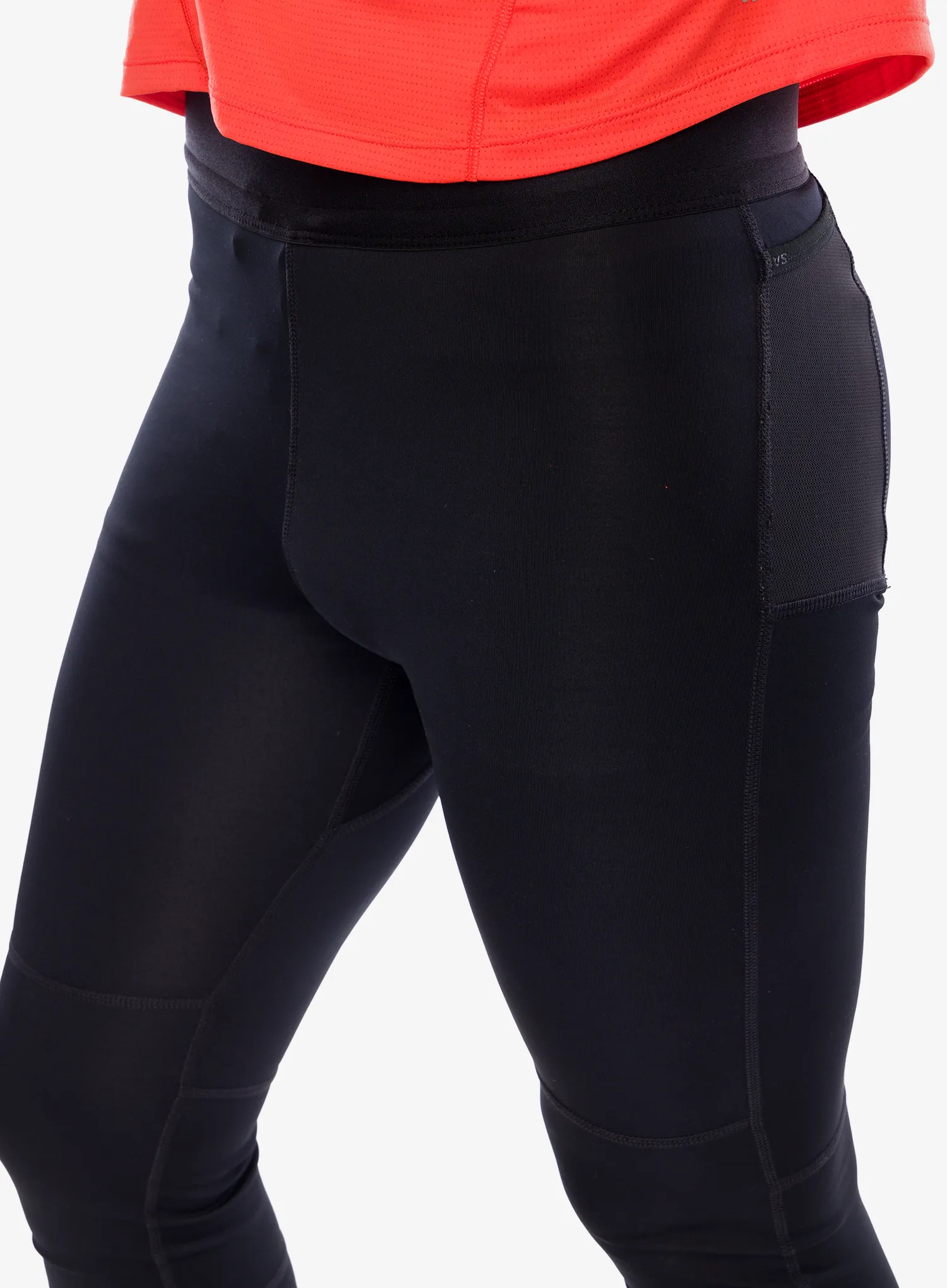 Legíny na běhání Salomon Cross Run Tight - deep black