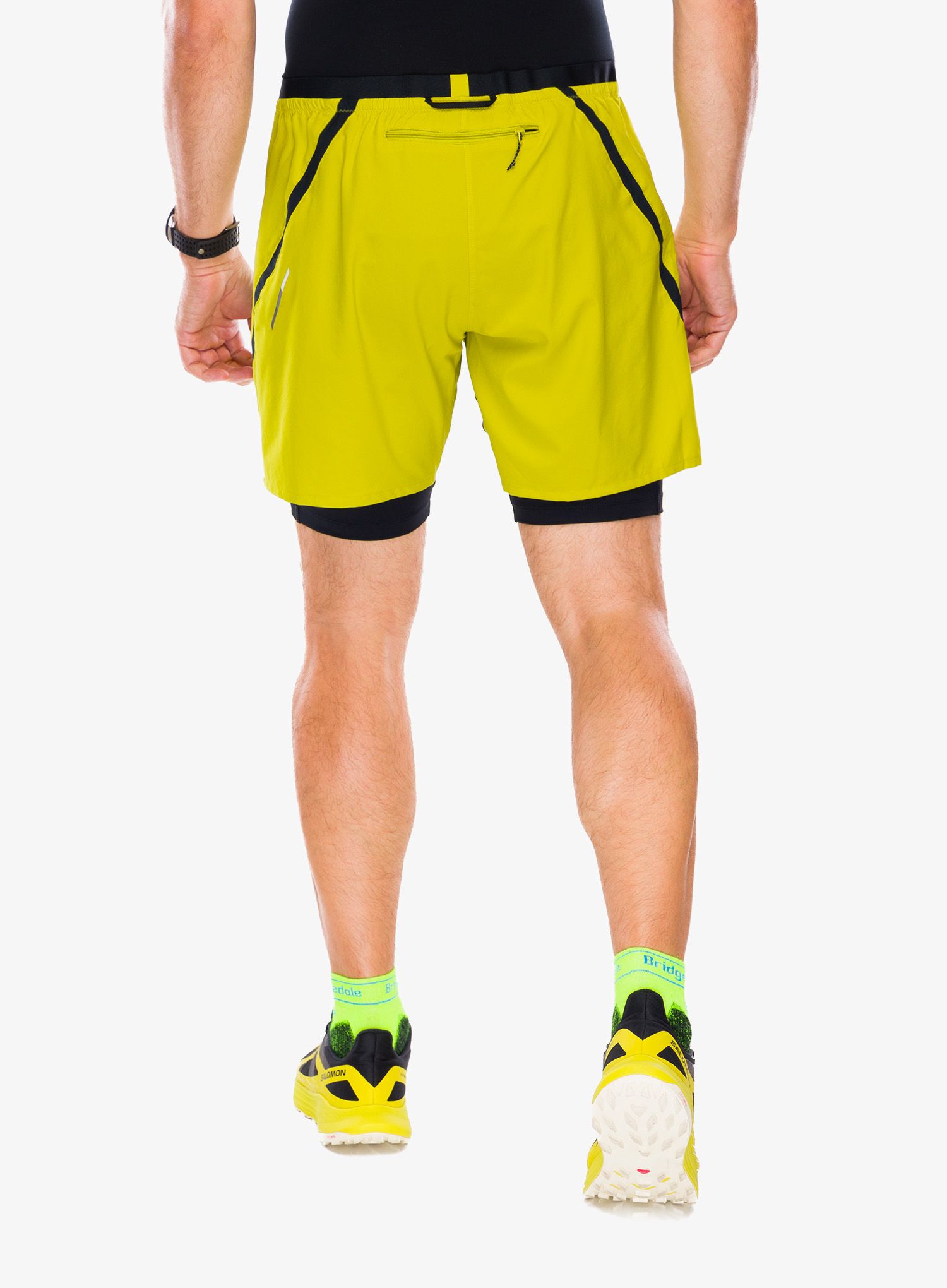 Běžecké kraťasy Salomon Cross Tw Shorts - citronelle