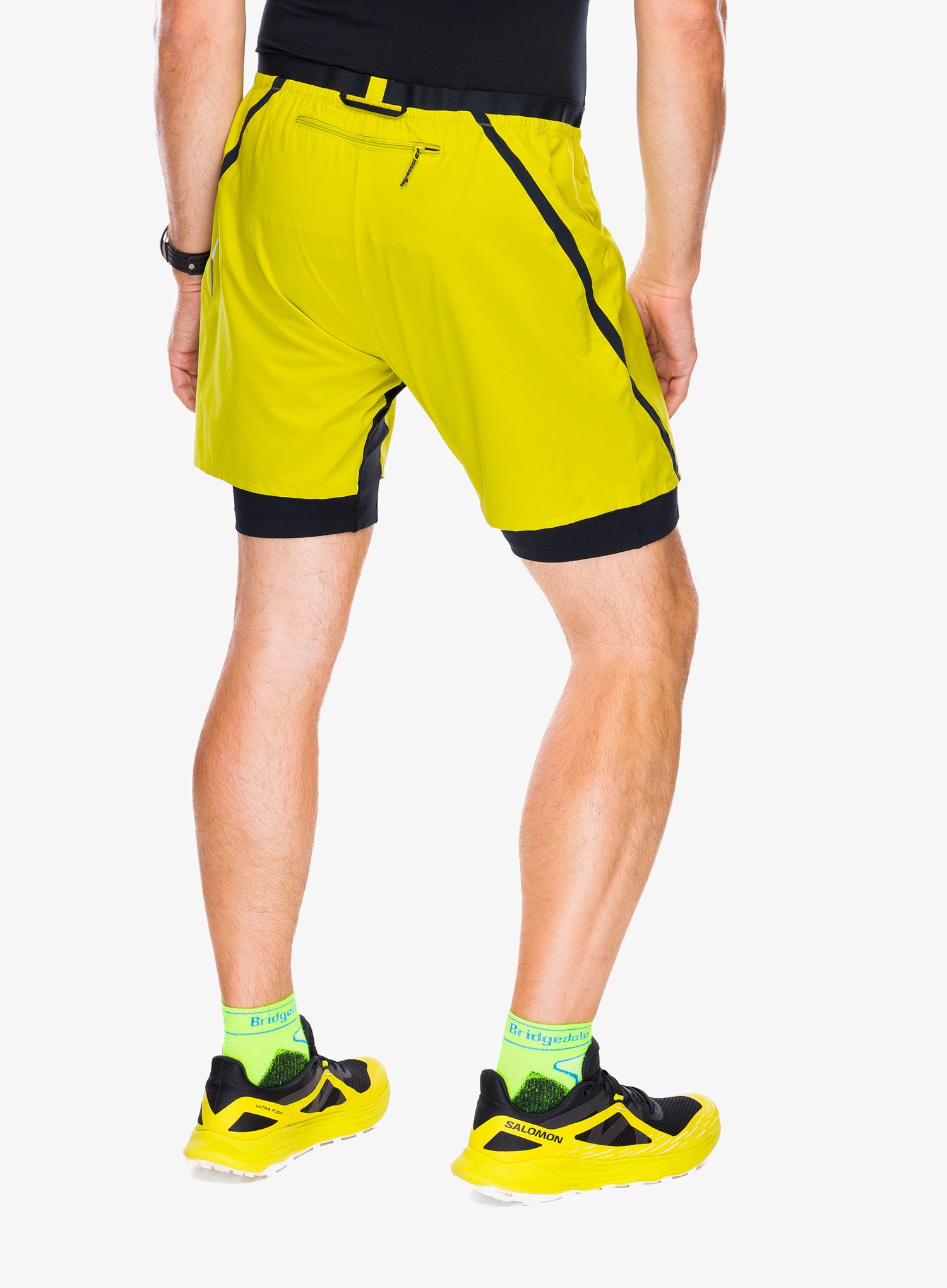 Běžecké kraťasy Salomon Cross Tw Shorts - citronelle