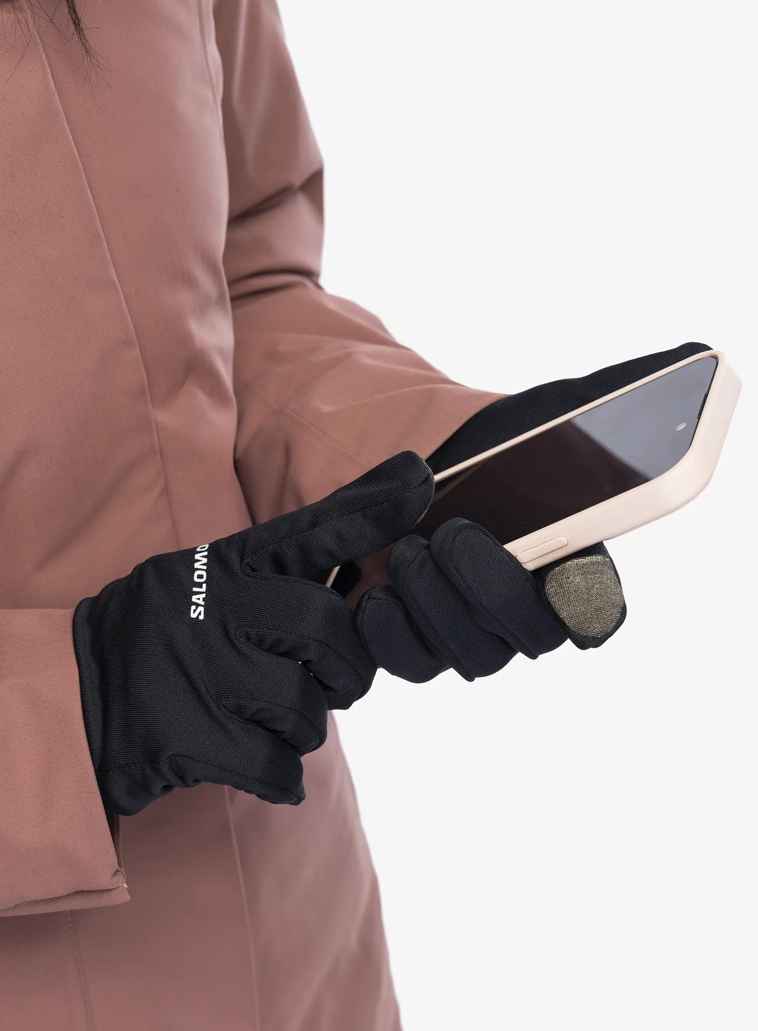 Rukavice na běhání Salomon Cross Warm Glove - deep black