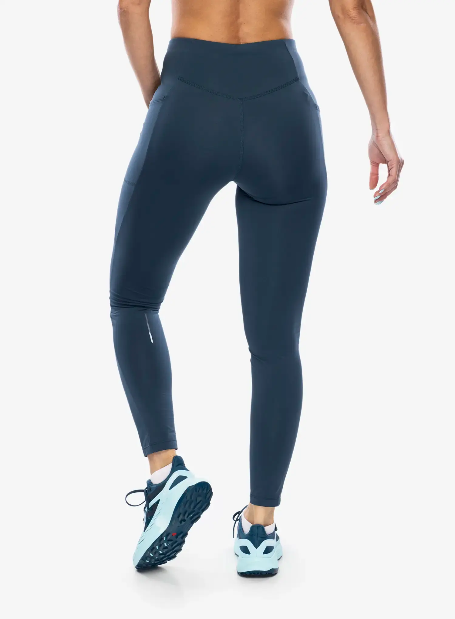 Dámské běžecké legíny Salomon Cross Warm Tight - midnight navy