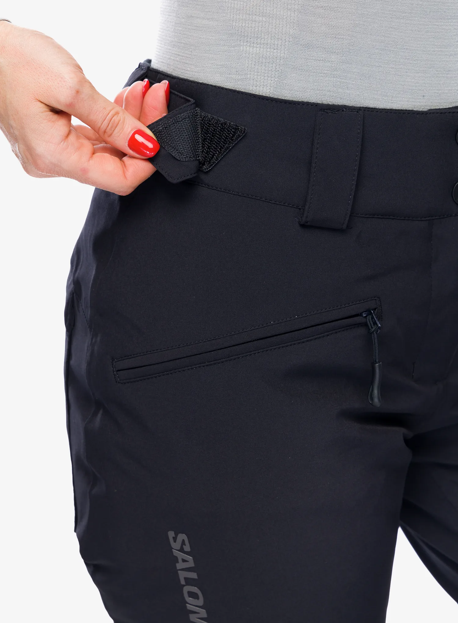 Dámské lyžařské kalhoty Salomon Edge Pant - deep black