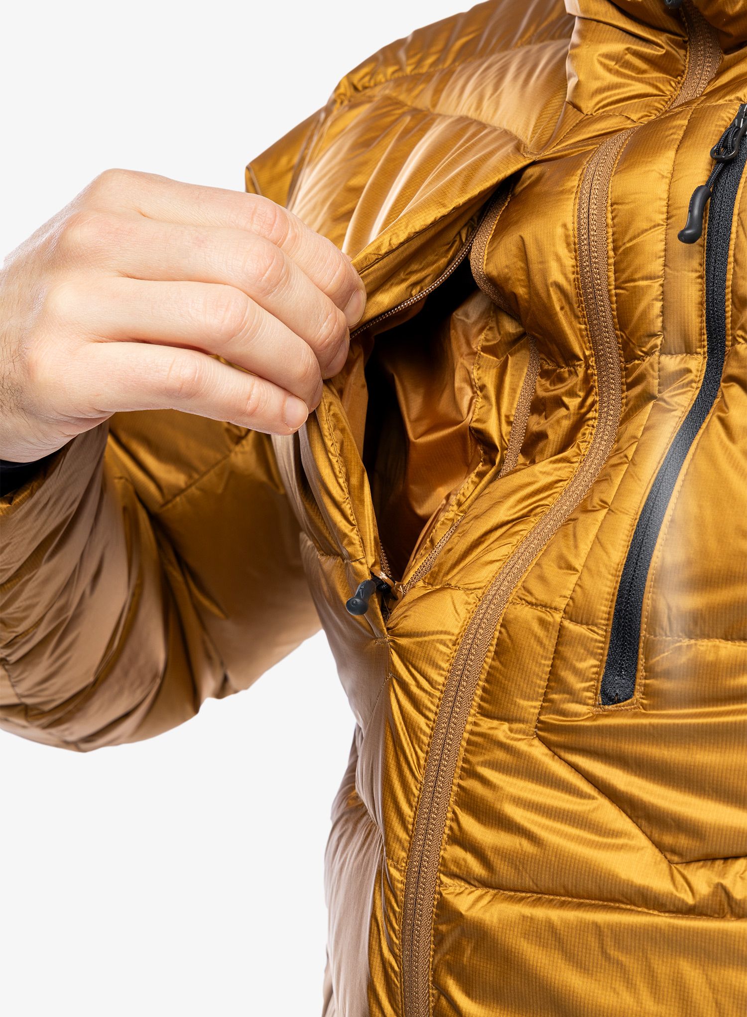Zateplená bunda Salomon Elixir Down Parka - rubber