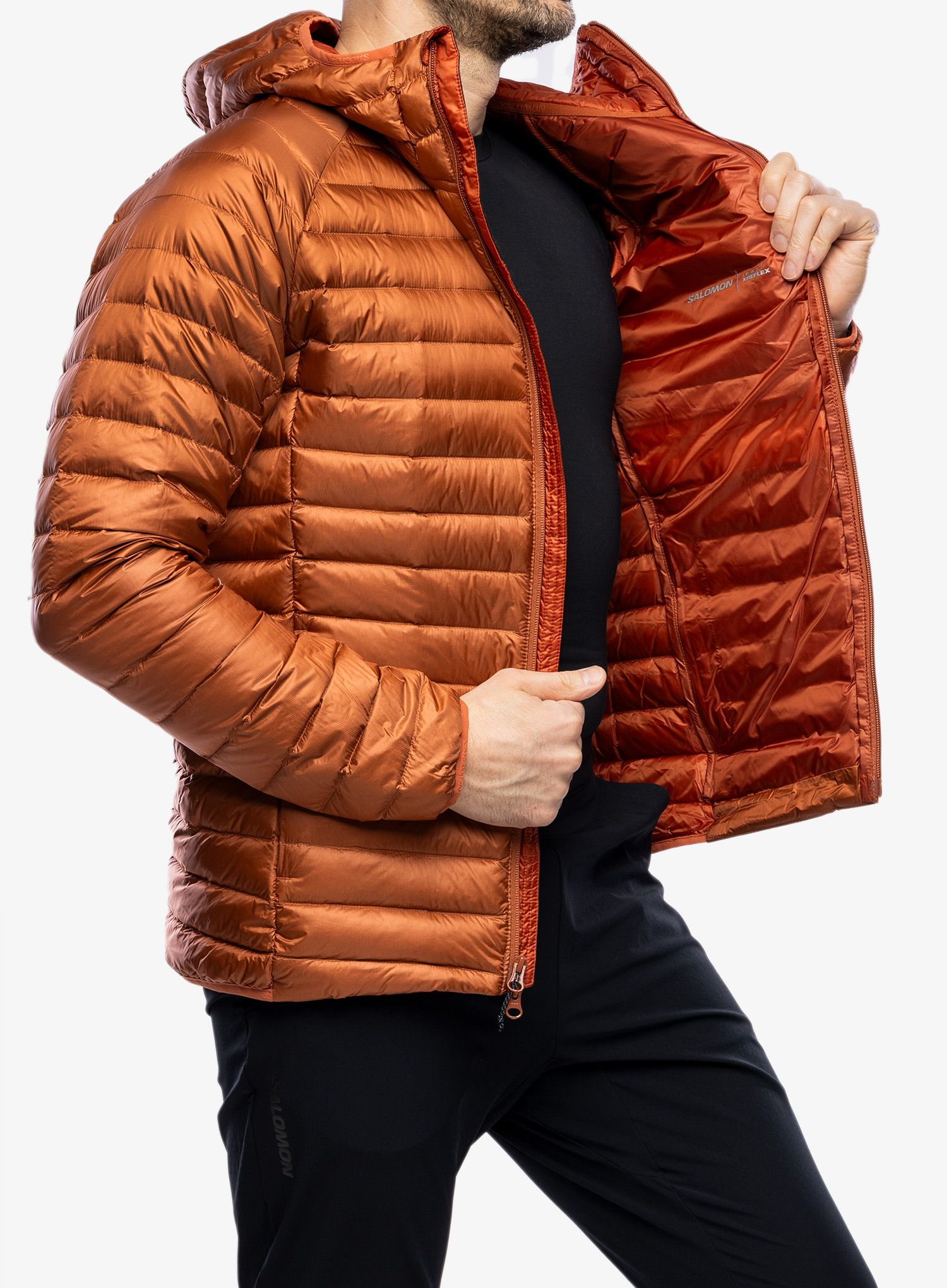 Péřová bunda Salomon Elixir Micro Down JKT - baked clay