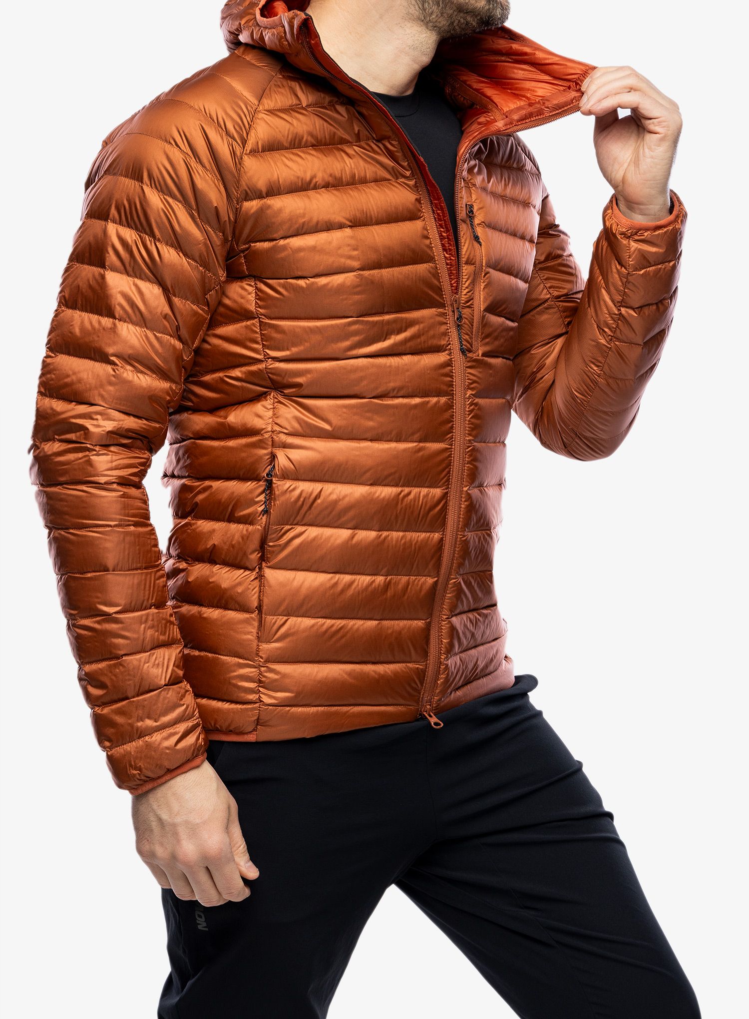 Péřová bunda Salomon Elixir Micro Down JKT - baked clay