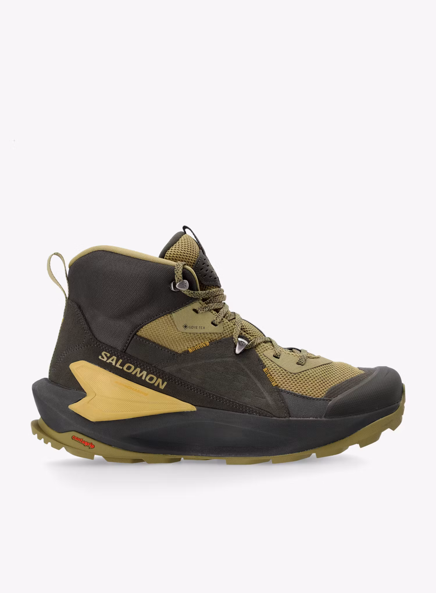 Turistické boty Salomon Elixir Mid GTX - black/herb/moss