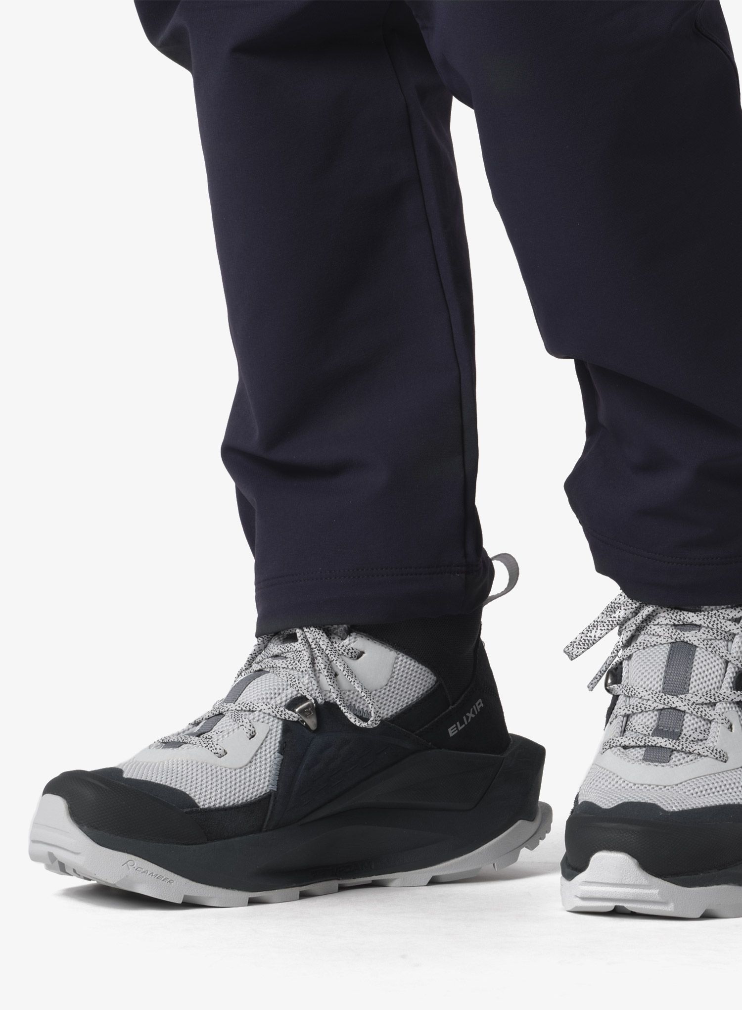 Turistické boty dámské Salomon Elixir Mid GTX - carbon/blue/flint