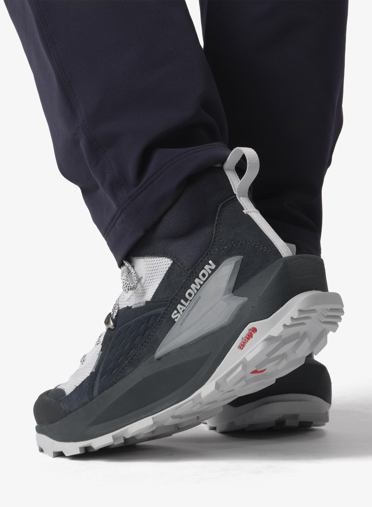 Turistické boty dámské Salomon Elixir Mid GTX - carbon/blue/flint