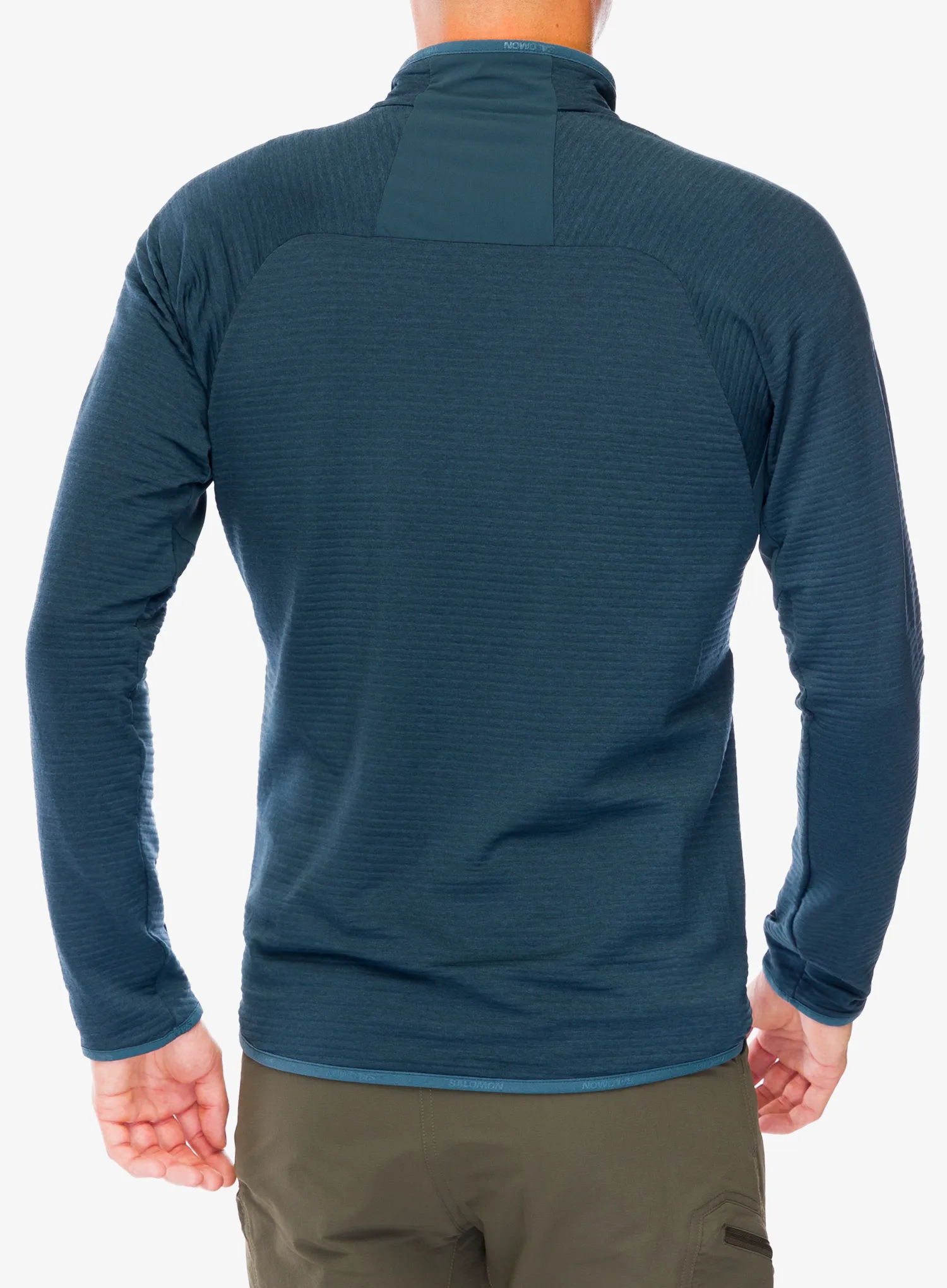 Rozepínací mikina Salomon Essential Ltwarm FZ - midnight navy