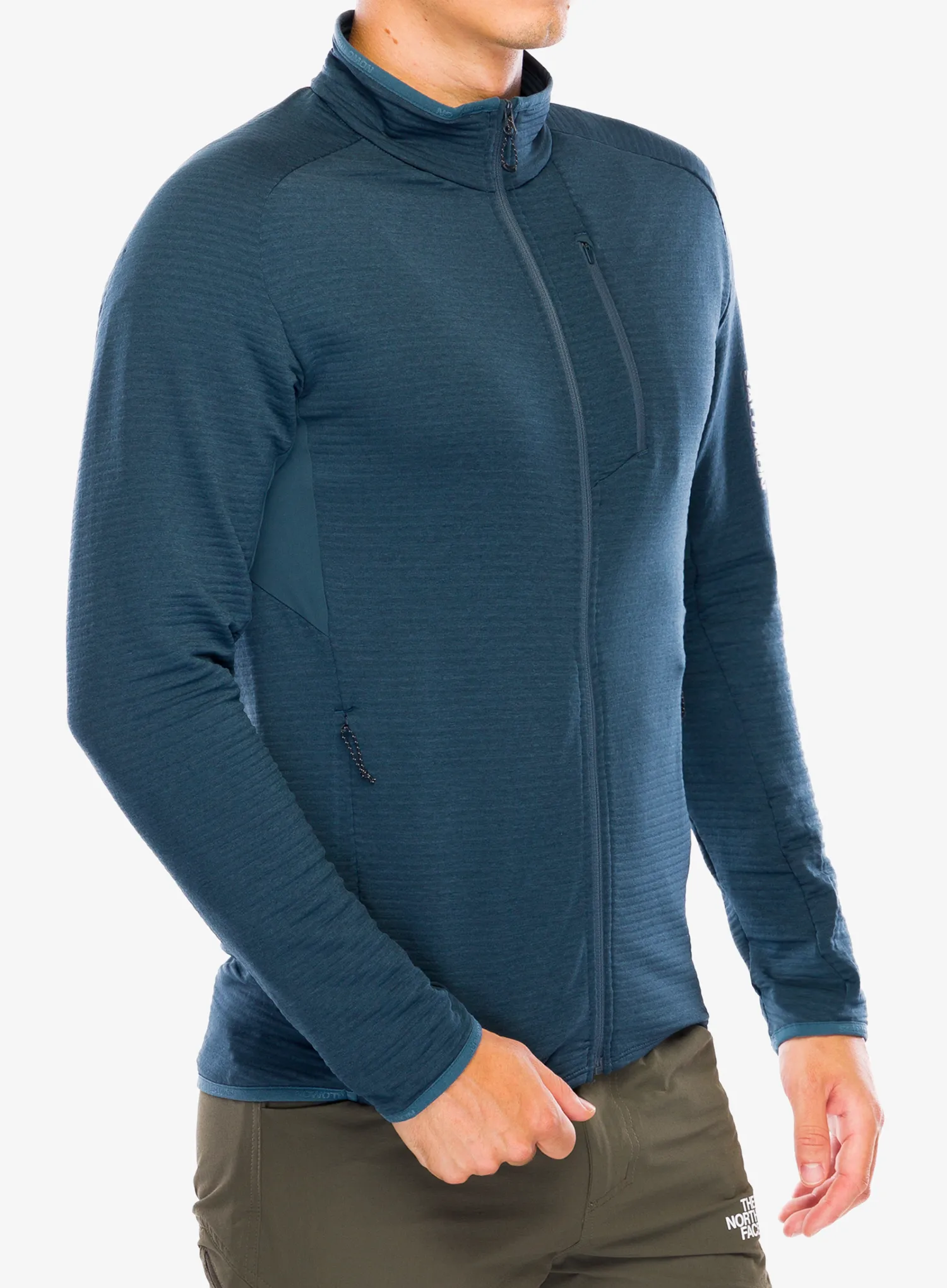 Rozepínací mikina Salomon Essential Ltwarm FZ - midnight navy