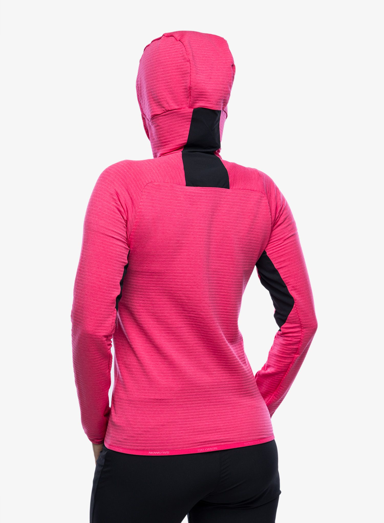 Dámská mikina na zip Salomon Essential Ltwarm FZ HD - beetroot purple