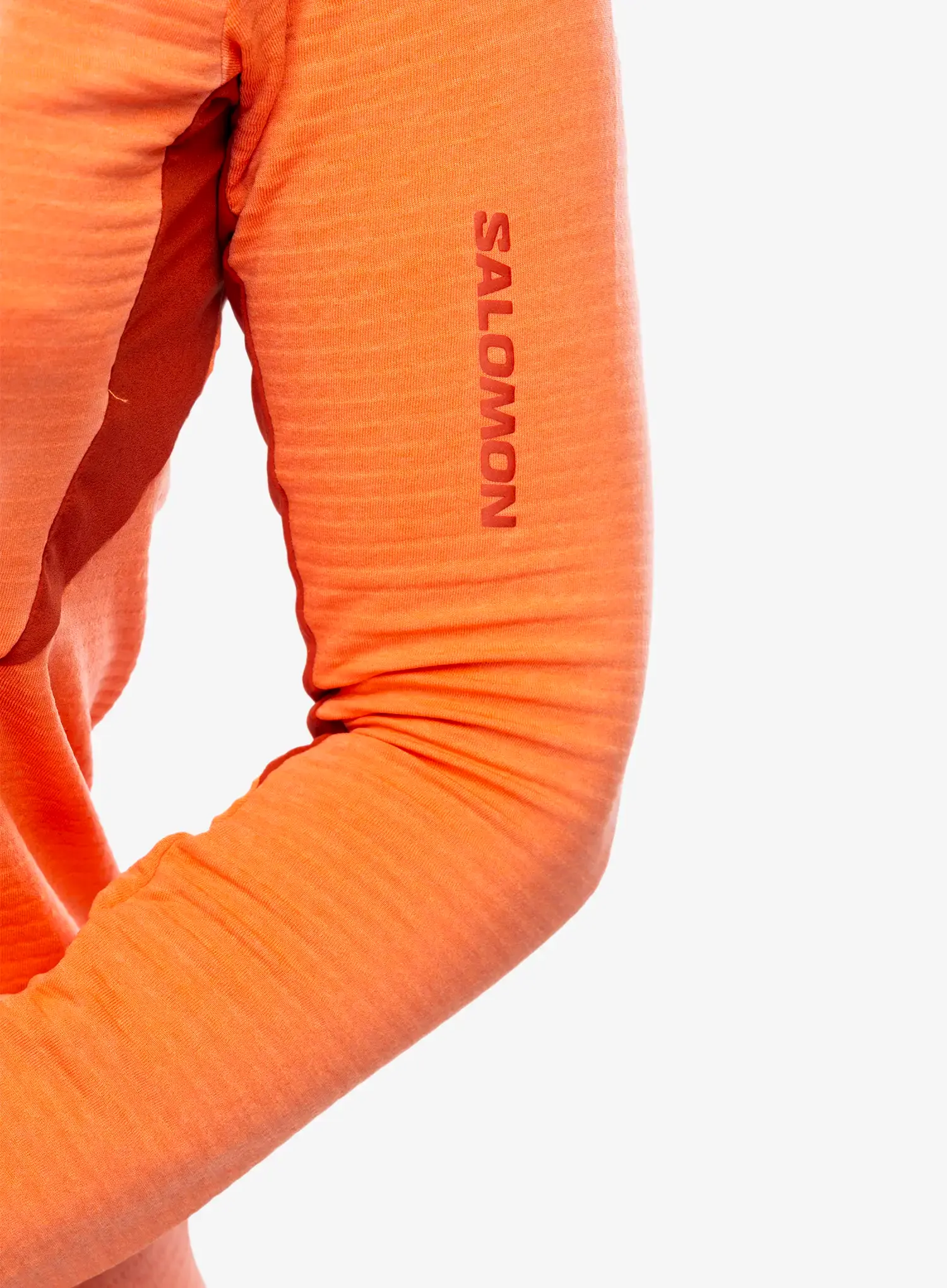 Dámská mikina se zipem Salomon Essential Ltwarm Hz - coral