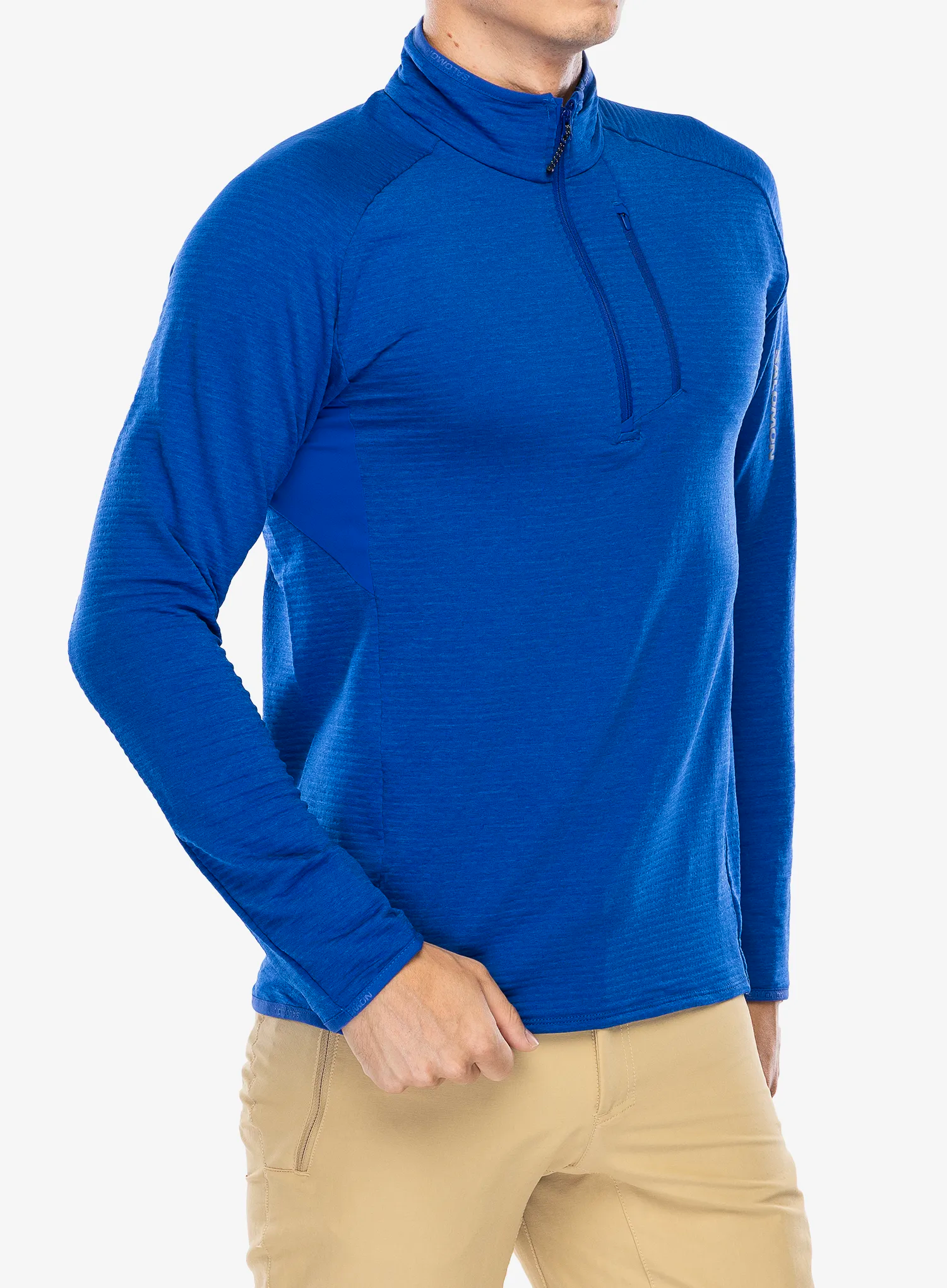 Fleece mikina Salomon Essential Ltwarm Hz - surf the web