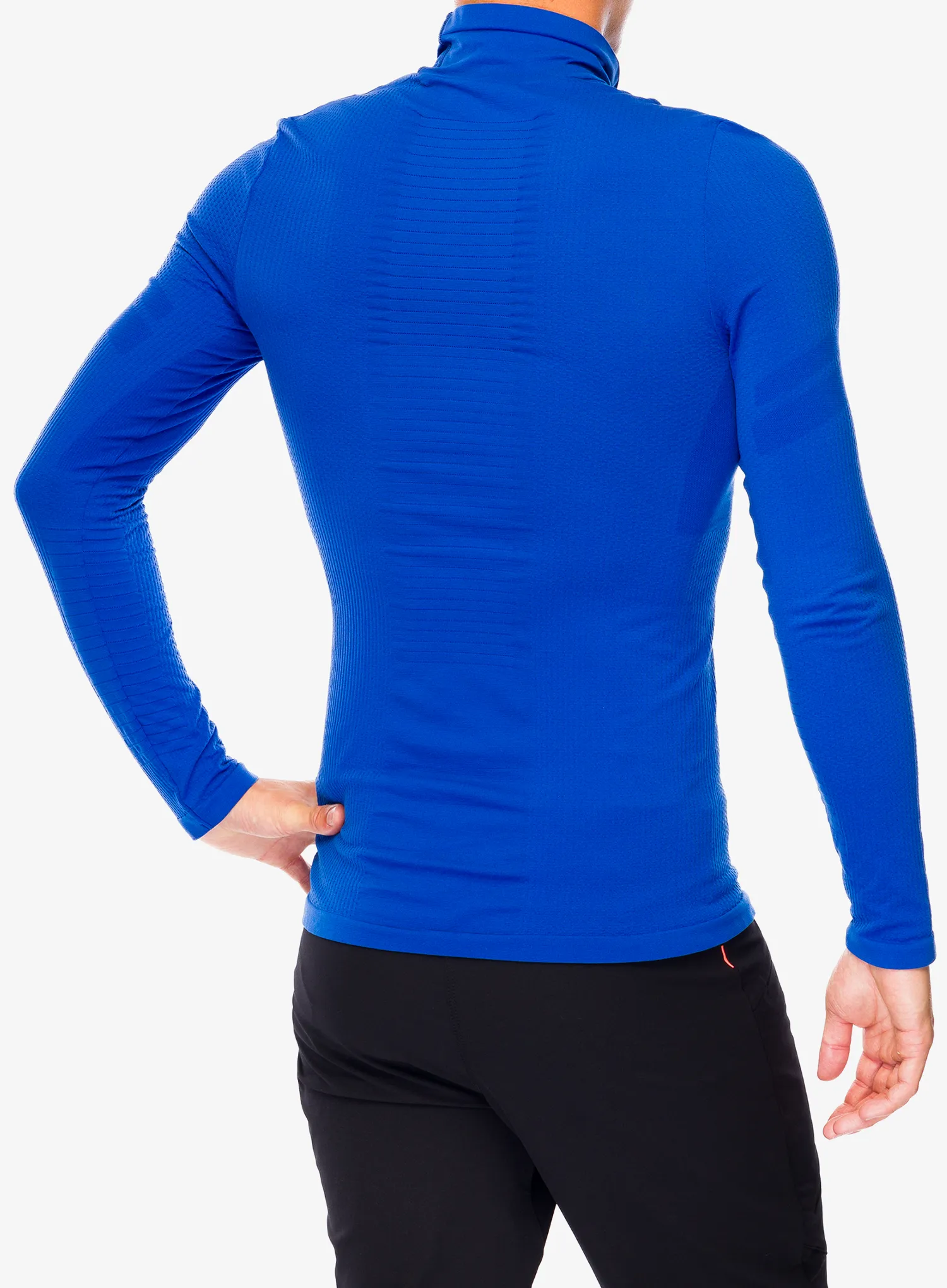 Funkční mikina Salomon Essential Warm L/S Top - surf the web
