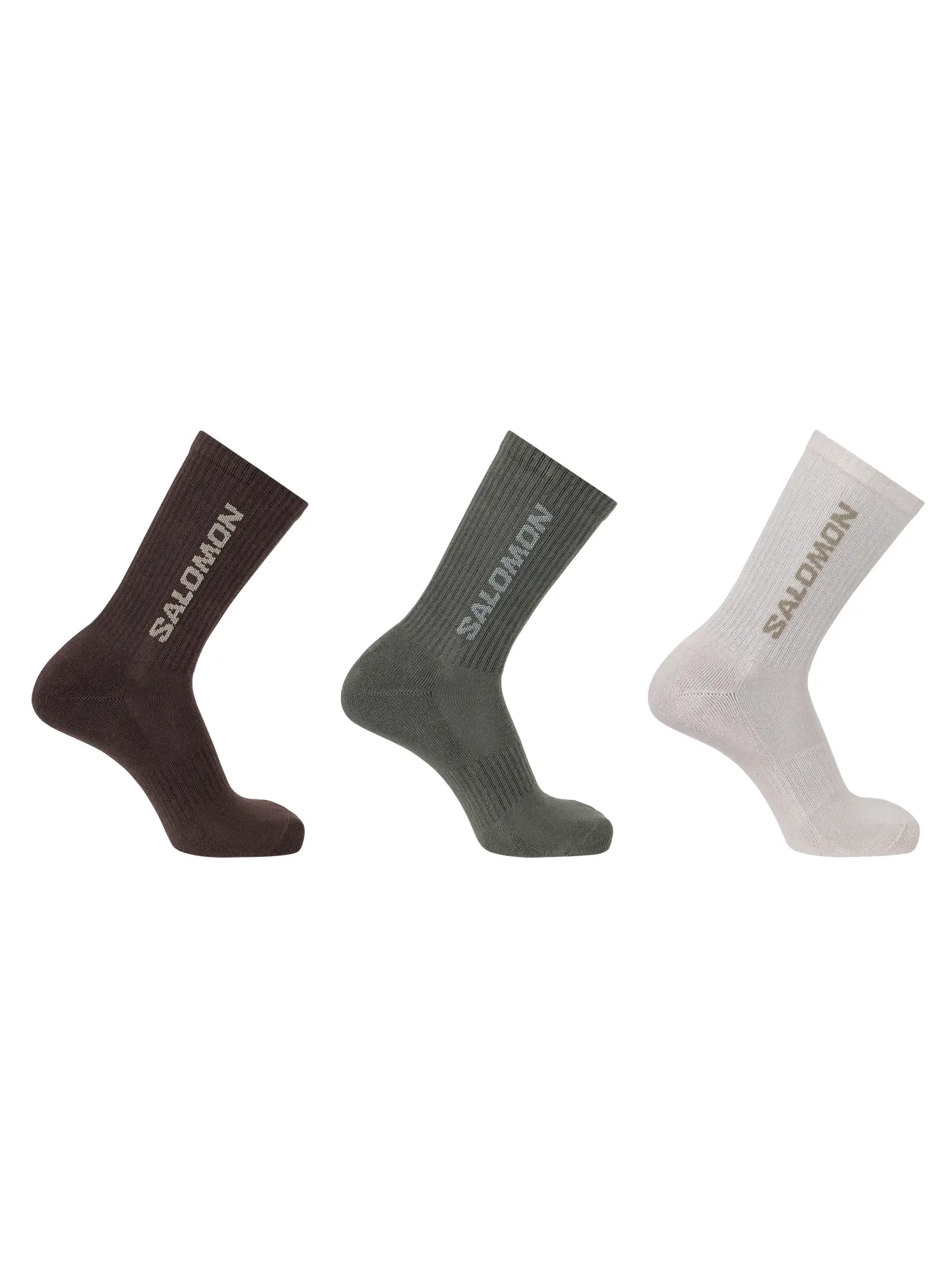 Ponožky Salomon Everyday Crew 3Pack - silver cloud/sedona sage