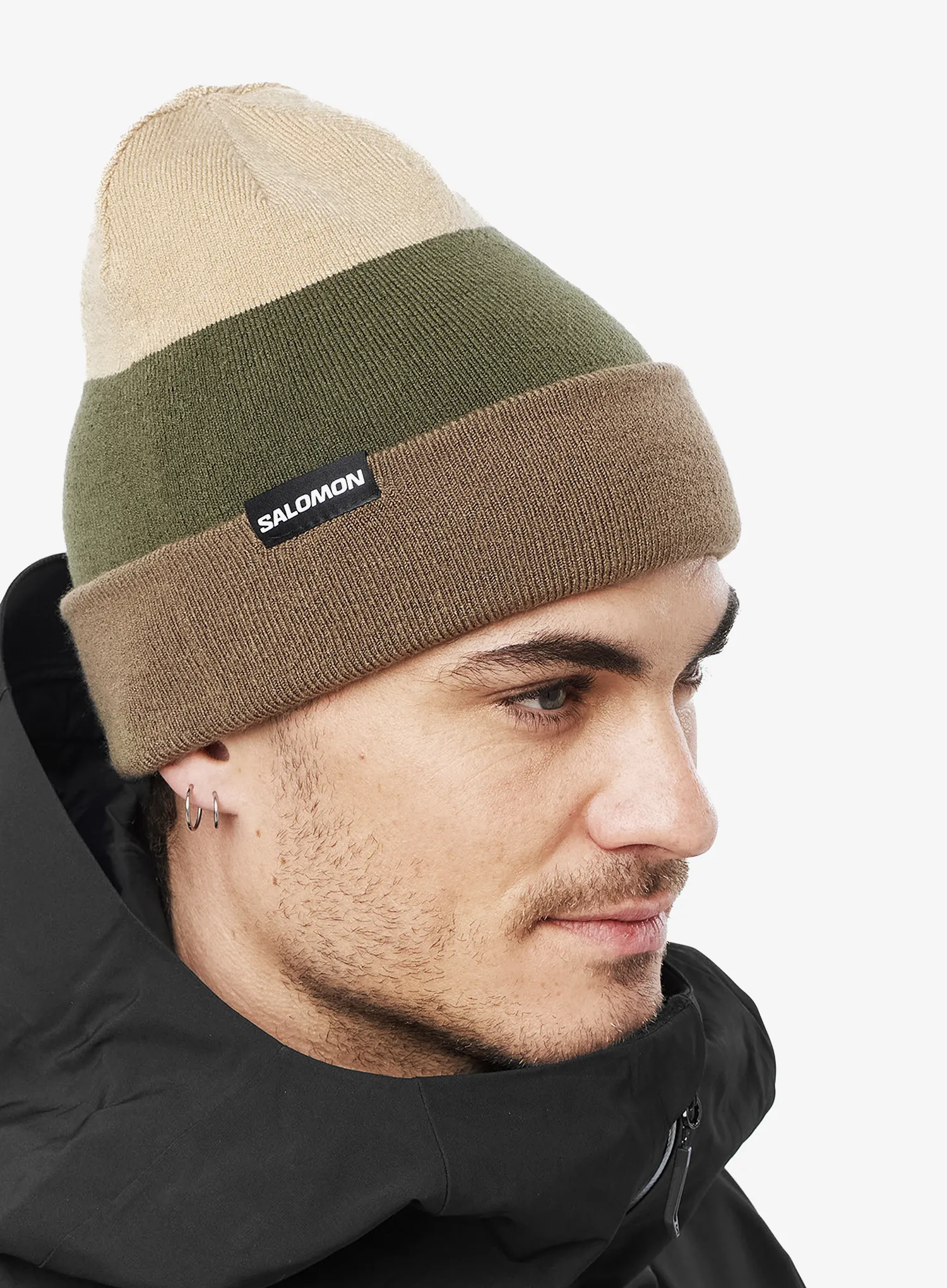Zimní čepice Salomon Flatspin Reversible Beani - shitake