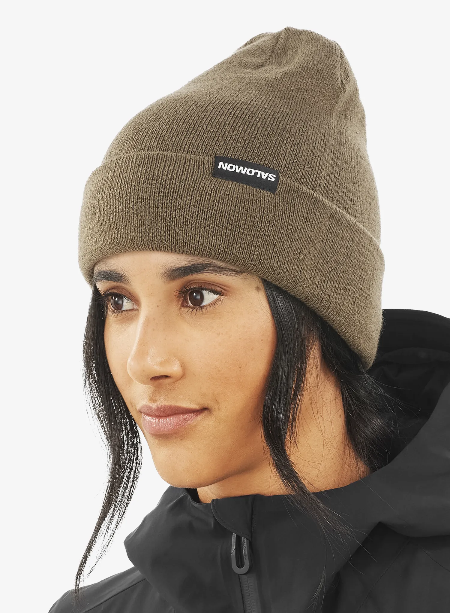 Zimní čepice Salomon Flatspin Reversible Beani - shitake