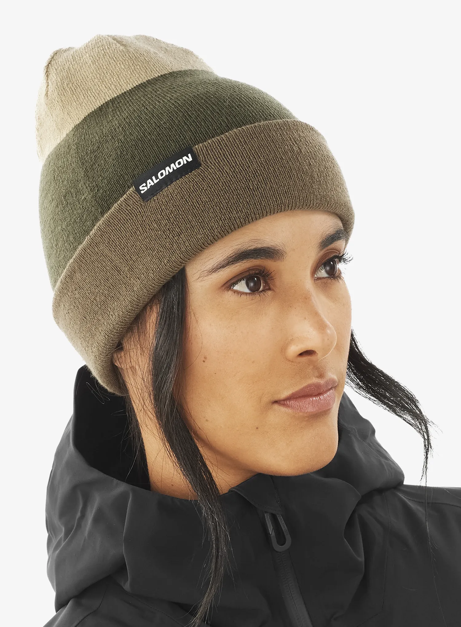 Zimní čepice Salomon Flatspin Reversible Beani - shitake
