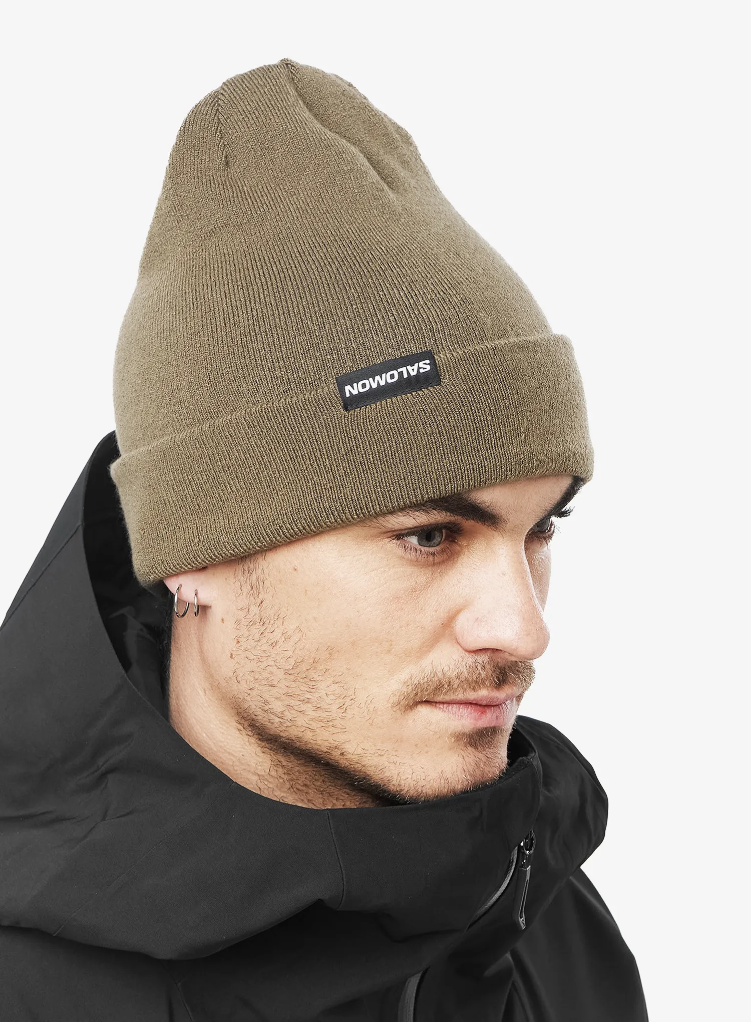 Zimní čepice Salomon Flatspin Reversible Beani - shitake