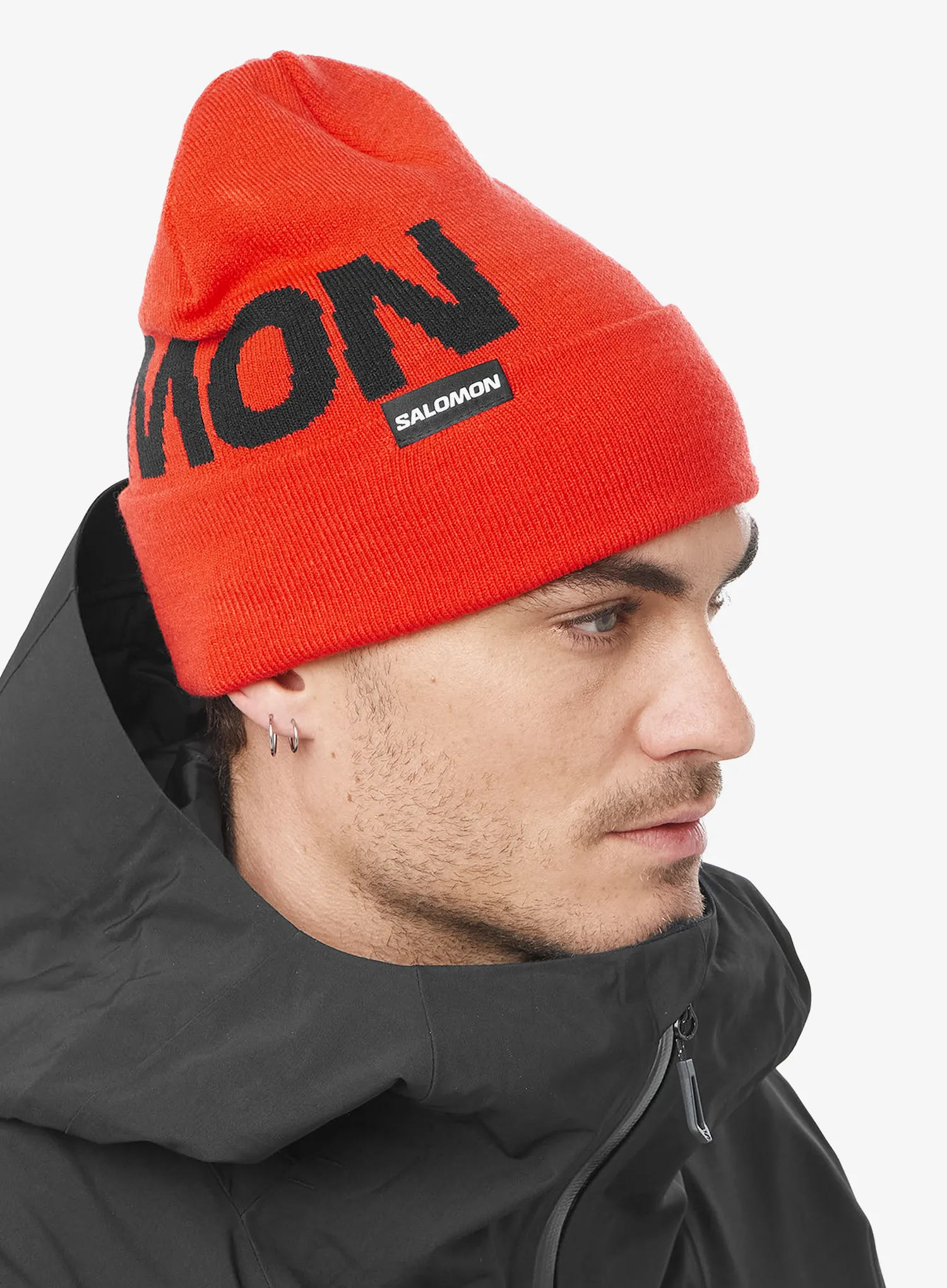Zimní čepice Salomon Hermitage Beanie - cherry tomato