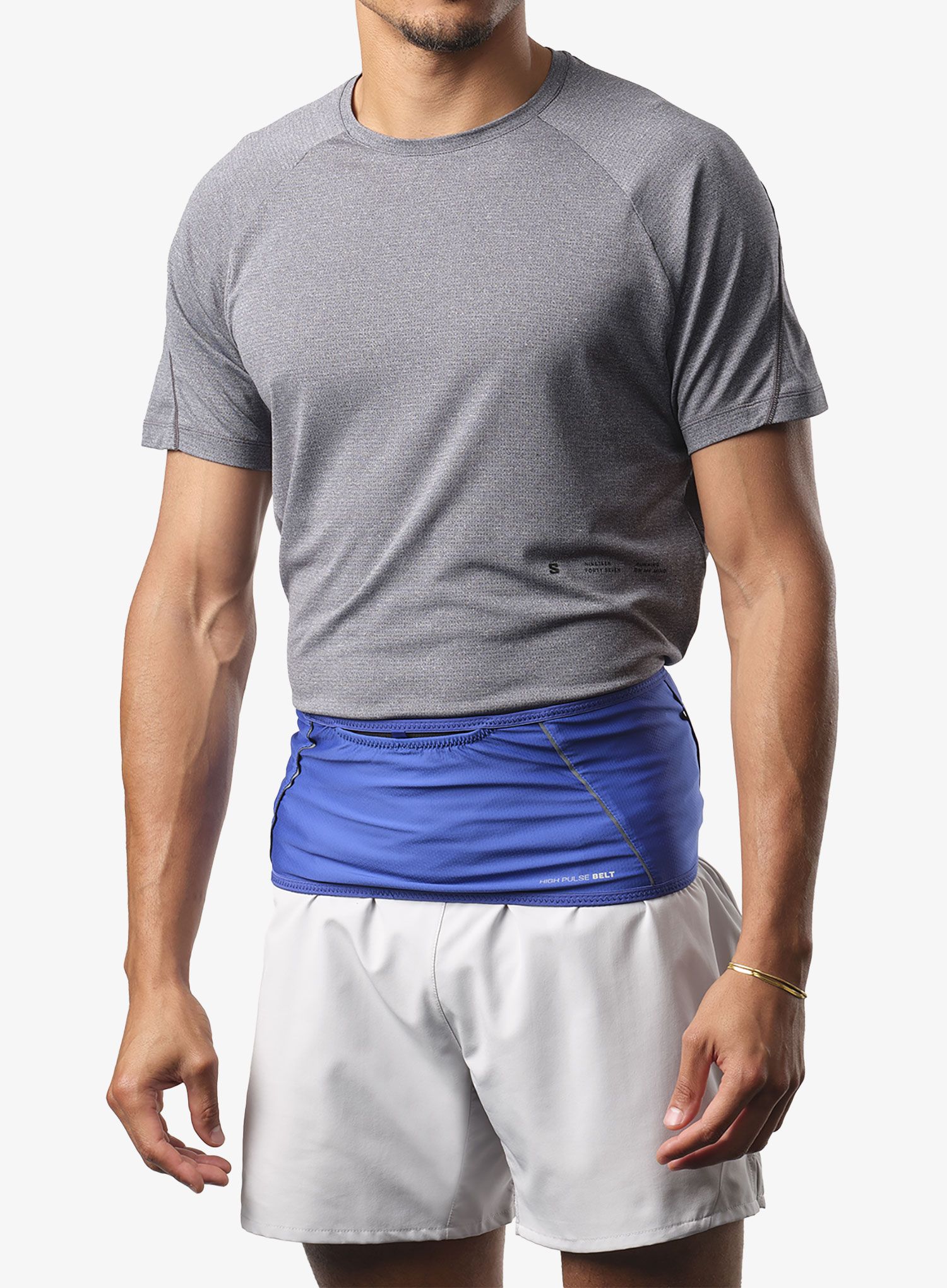 Běžecký opasek Salomon High Pulse Belt - surf the web/black