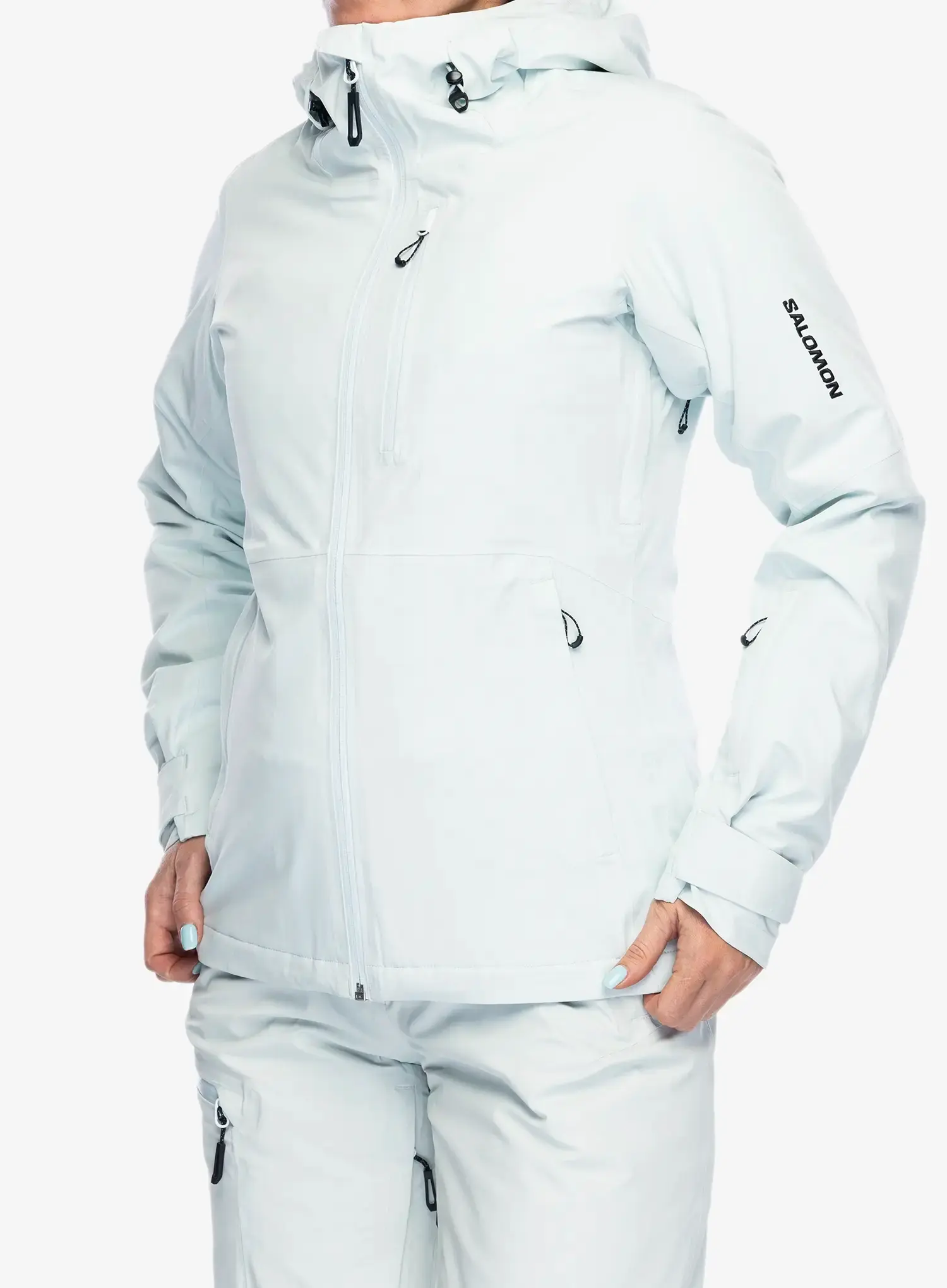 Dámská lyžařská bunda Salomon Highland Jacket - misty blue