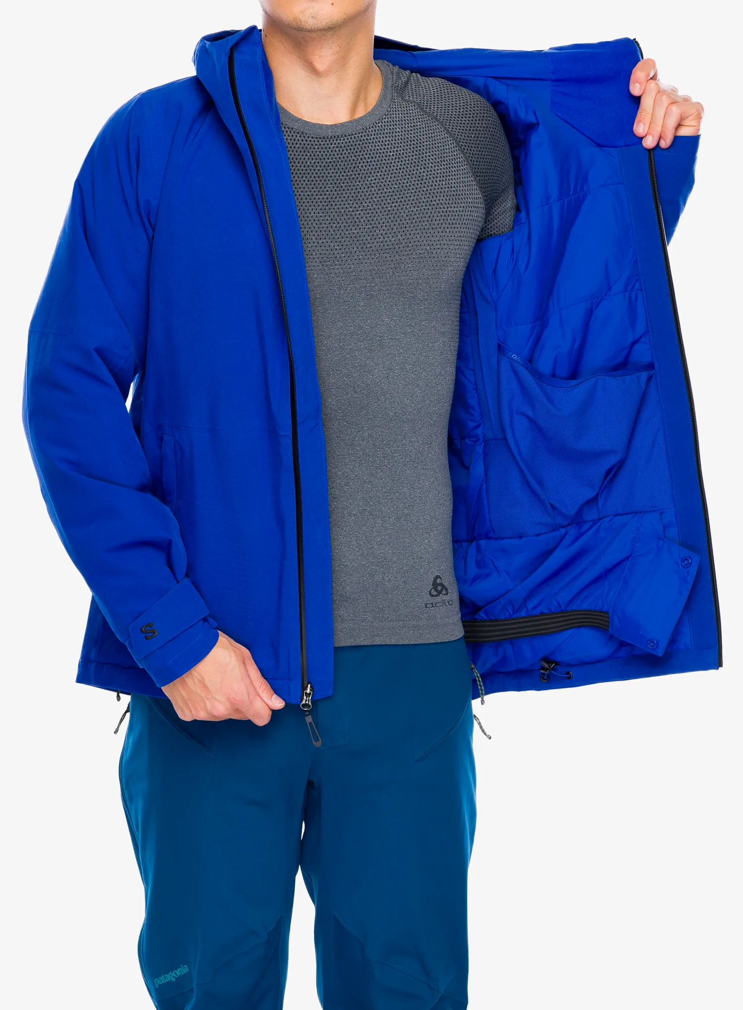 Lyžařská bunda Salomon Highland Jacket - surf the web