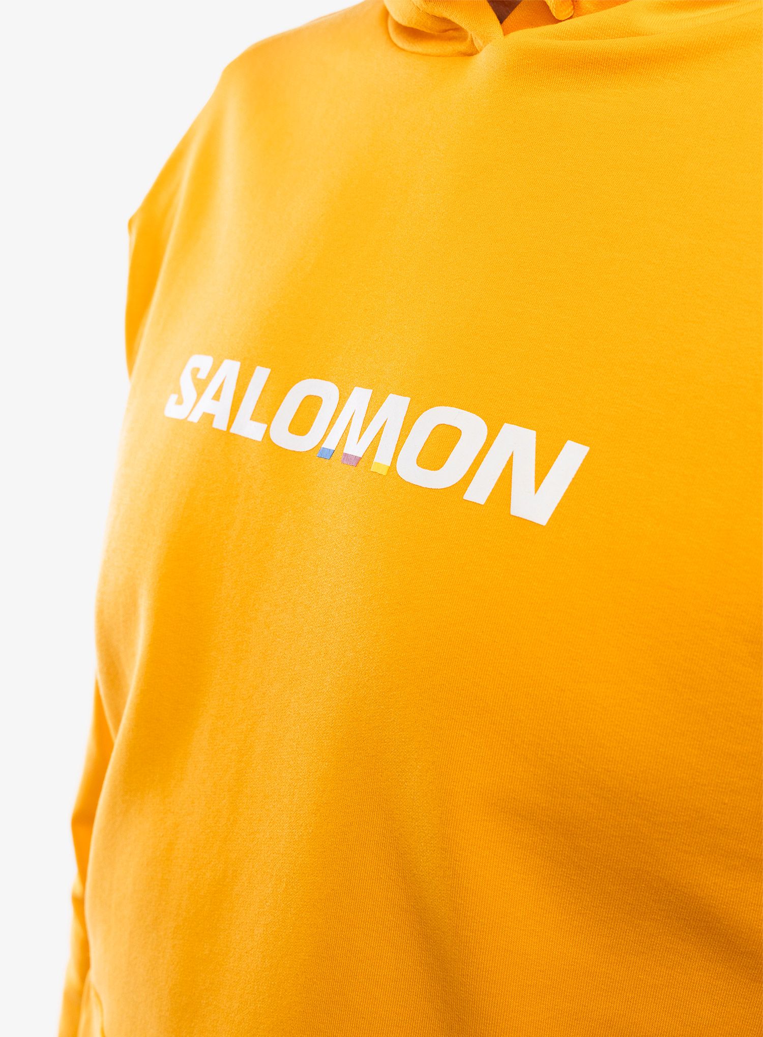 Mikina s kapucí Salomon Logo Perf HD - zinnia